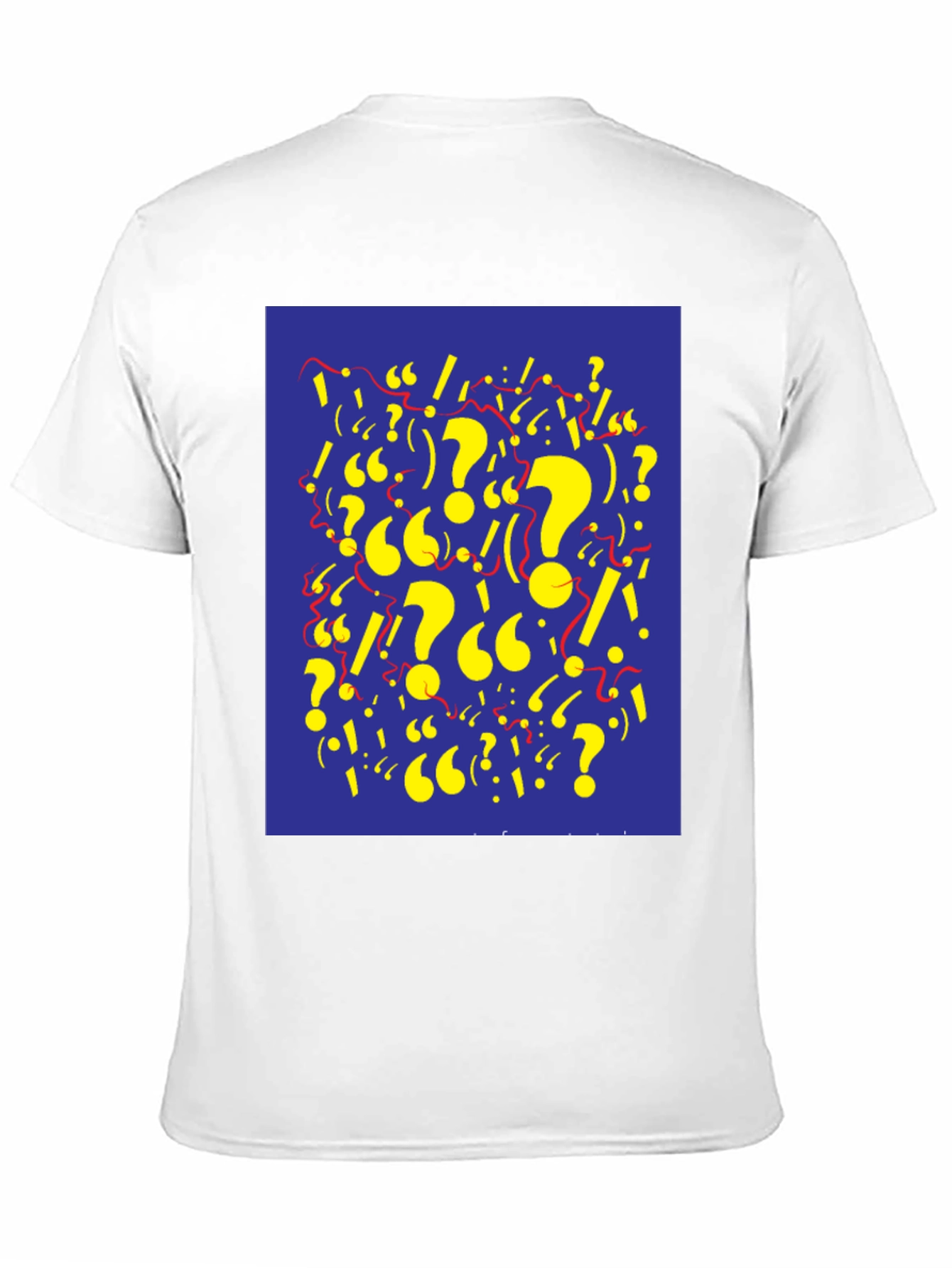 Question Mark Graphic Tee - Stylish and Unique