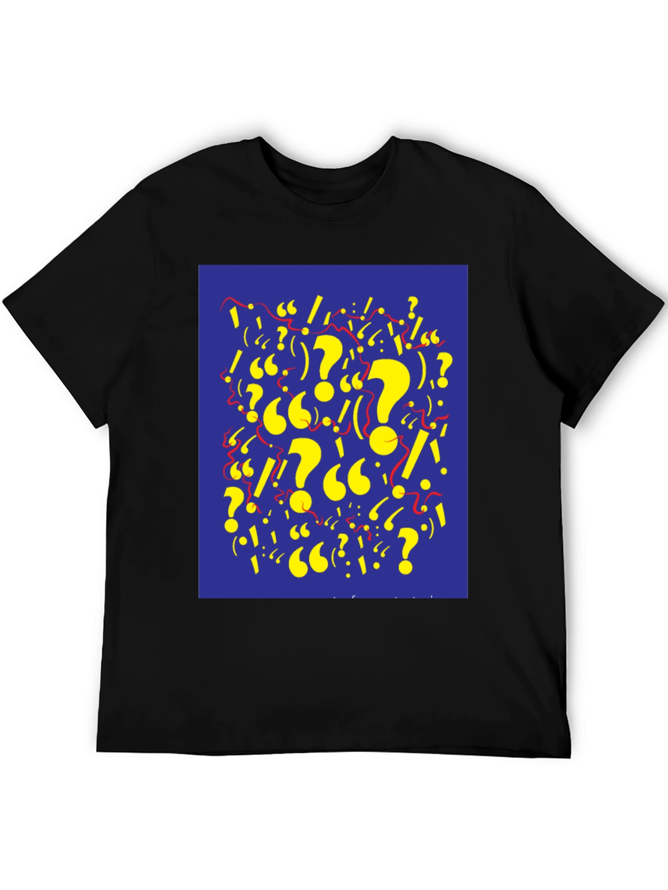 Question Mark Graphic Tee - Stylish and Unique