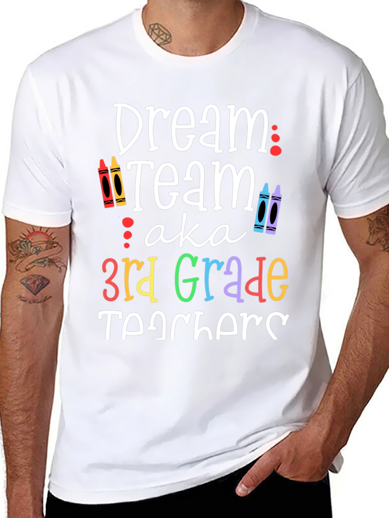 Dream Team 3rd Grade Teacher T-Shirt
