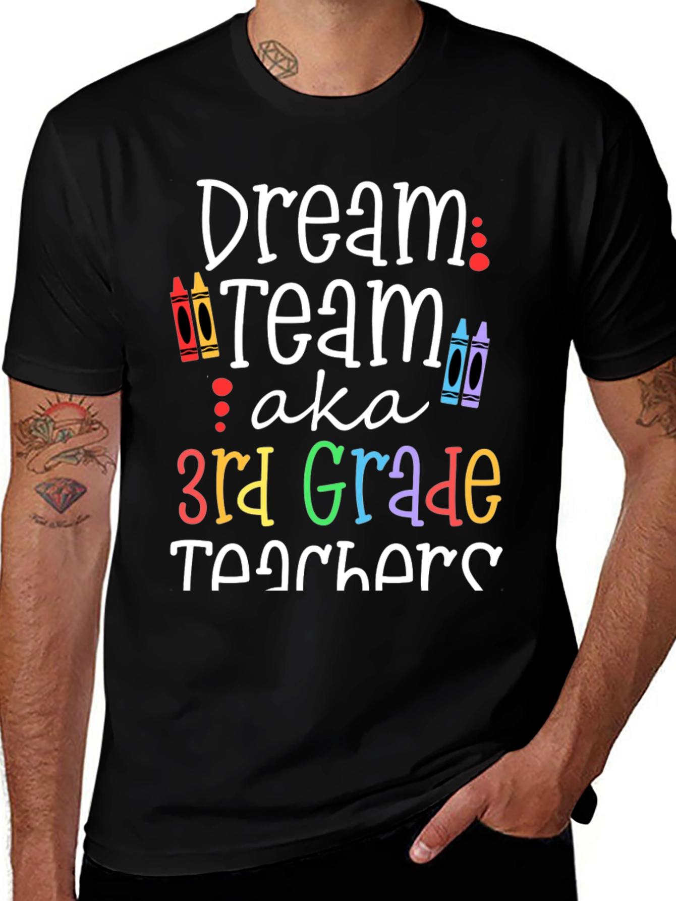 Dream Team 3rd Grade Teacher T-Shirt
