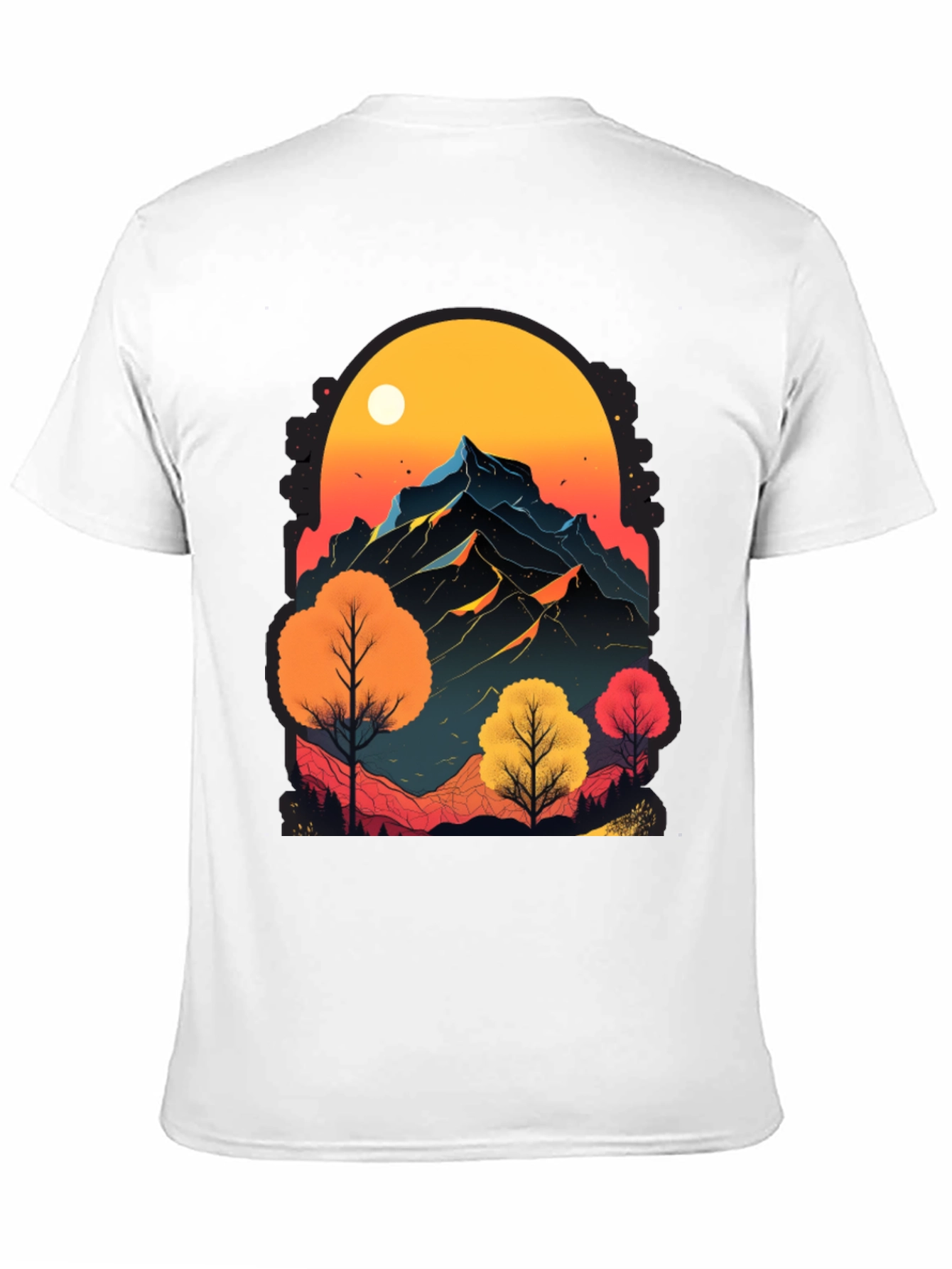 Mountain Sunset Graphic Tee - Nature Inspired Design