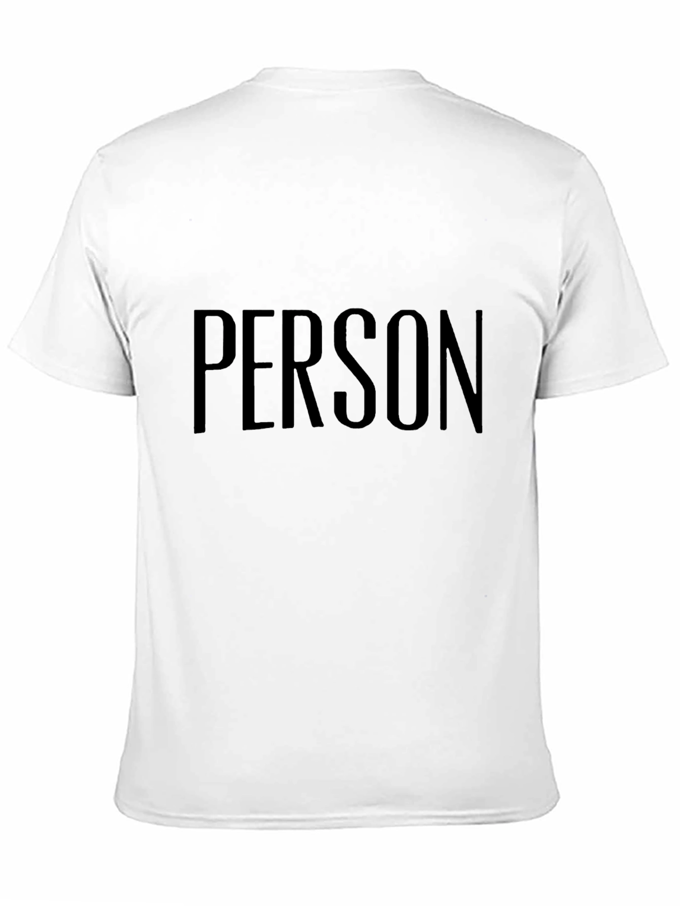 PERSON Graphic Tee - Unisex Black T-Shirt