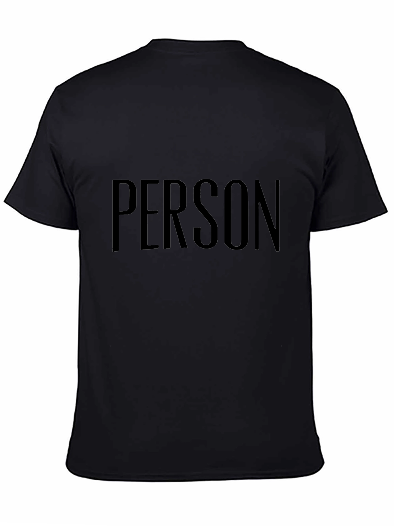 PERSON Graphic Tee - Unisex Black T-Shirt