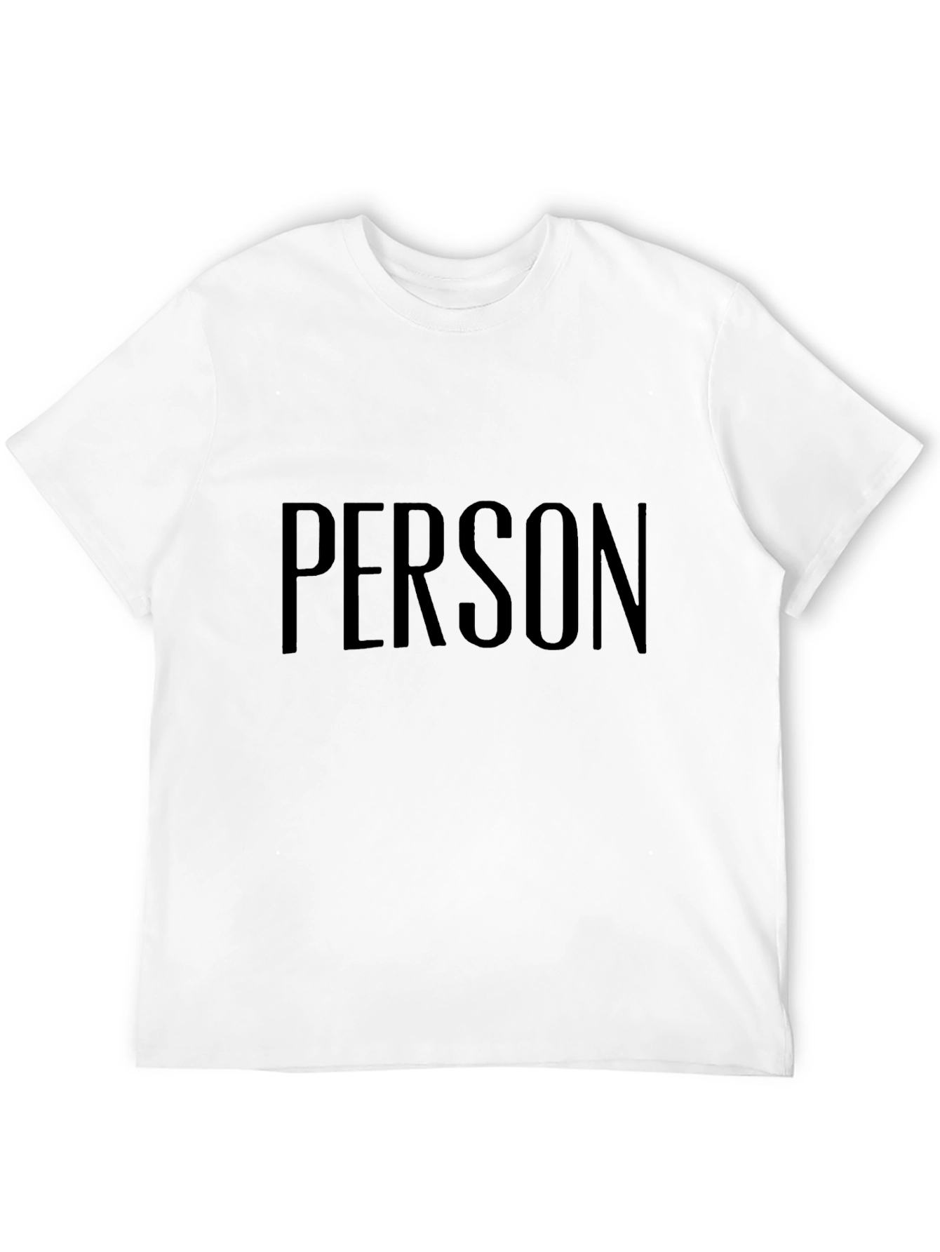 PERSON Graphic Tee - Unisex Black T-Shirt