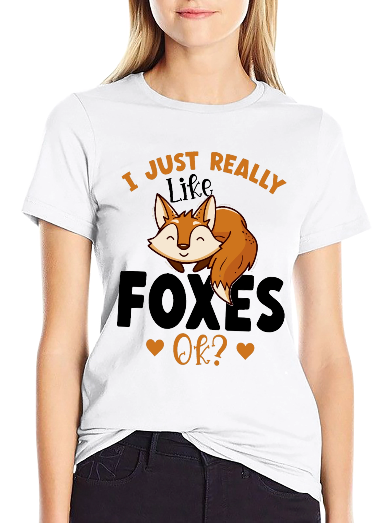 I Just Really Like Foxes OK? Graphic Tee