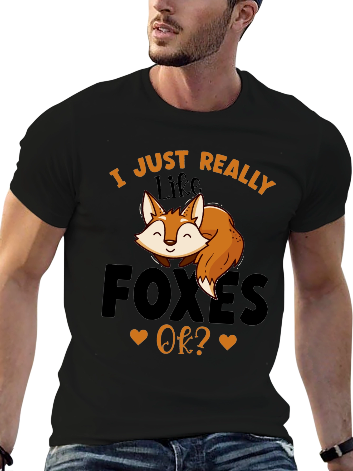 I Just Really Like Foxes OK? Graphic Tee