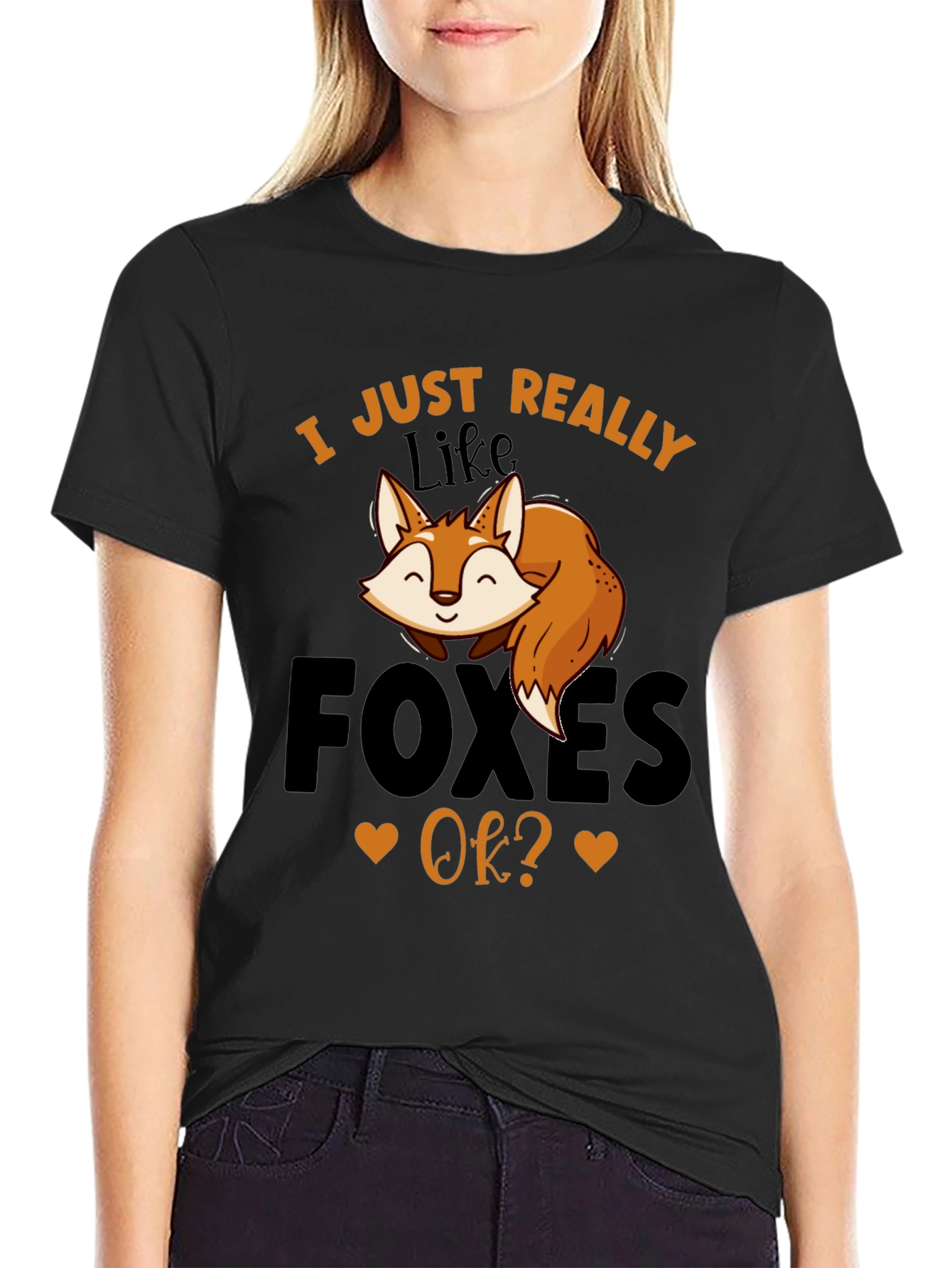 I Just Really Like Foxes OK? Graphic Tee