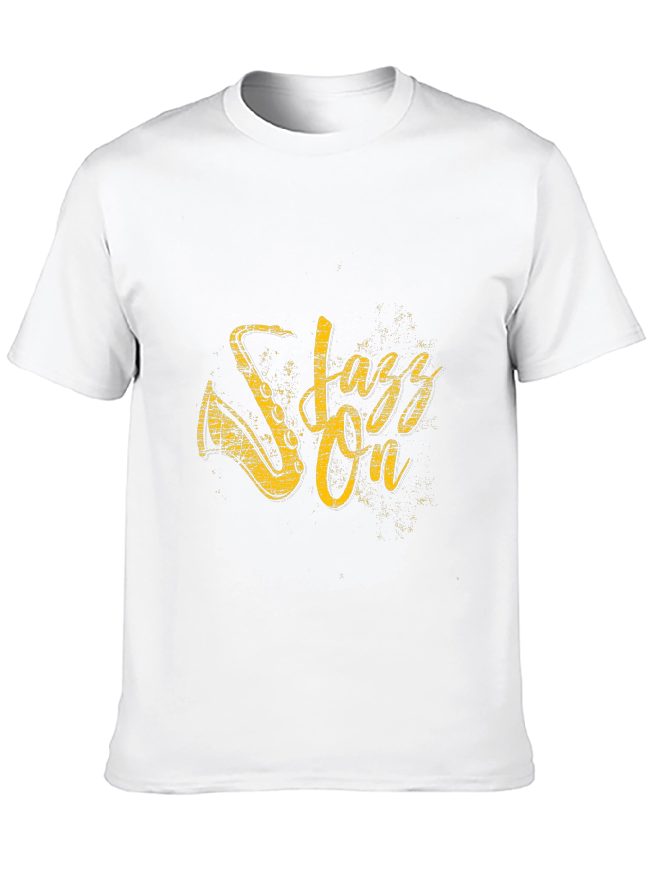 Jazz On Black T-Shirt for Music Lovers