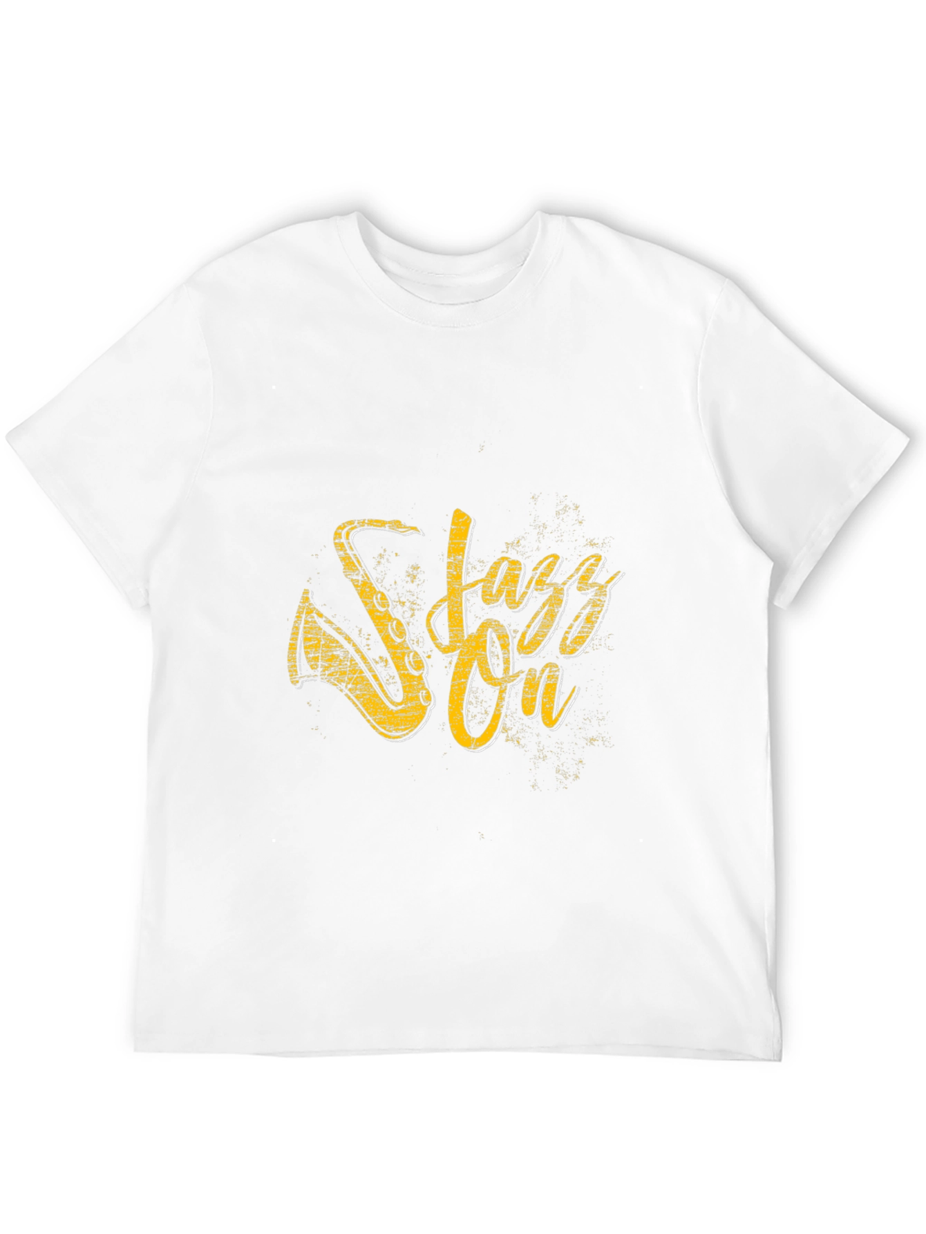 Jazz On Black T-Shirt for Music Lovers