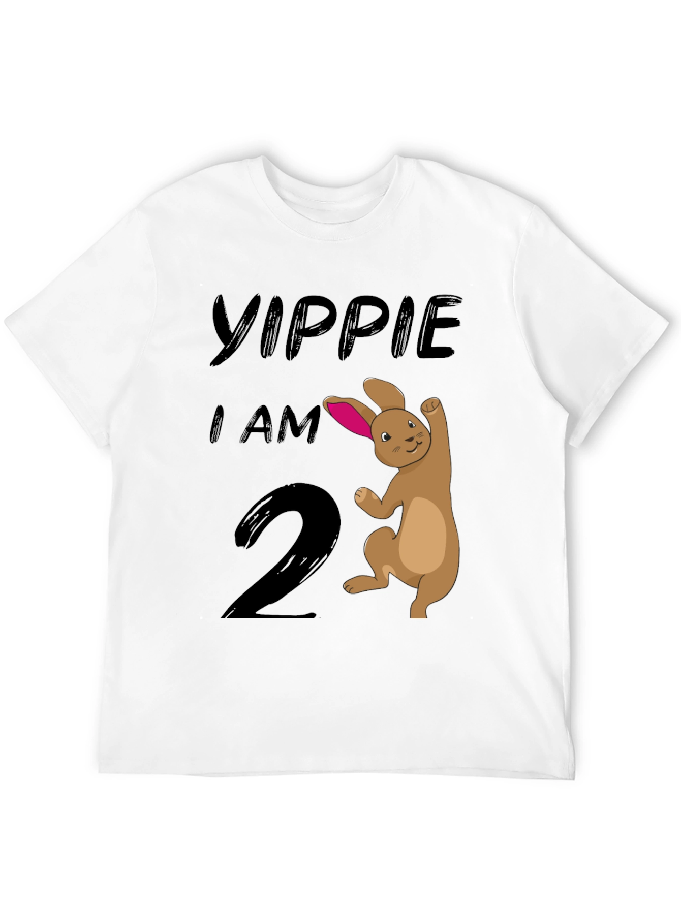 Yippie I Am 2nd Birthday Bunny T-Shirt