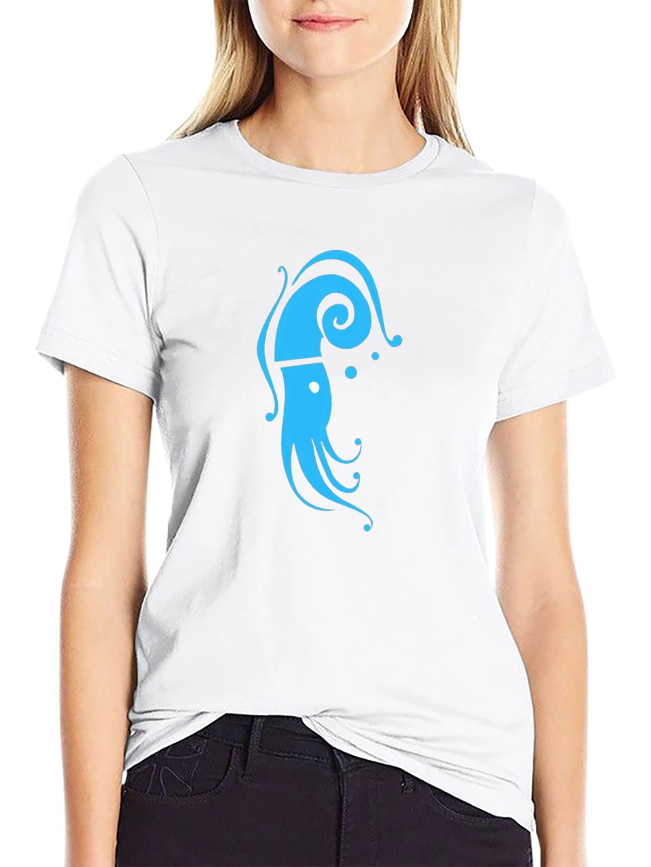 Squid Graphic T-Shirt - Cool Casual Tee