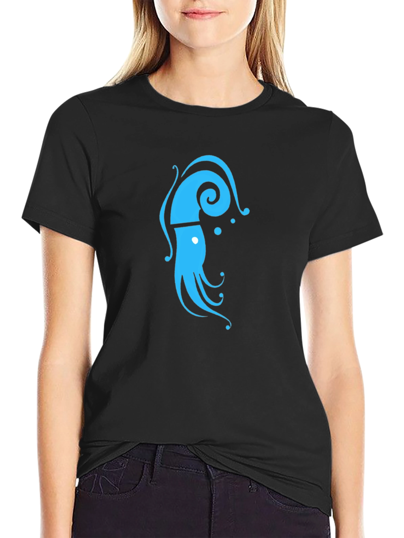 Squid Graphic T-Shirt - Cool Casual Tee