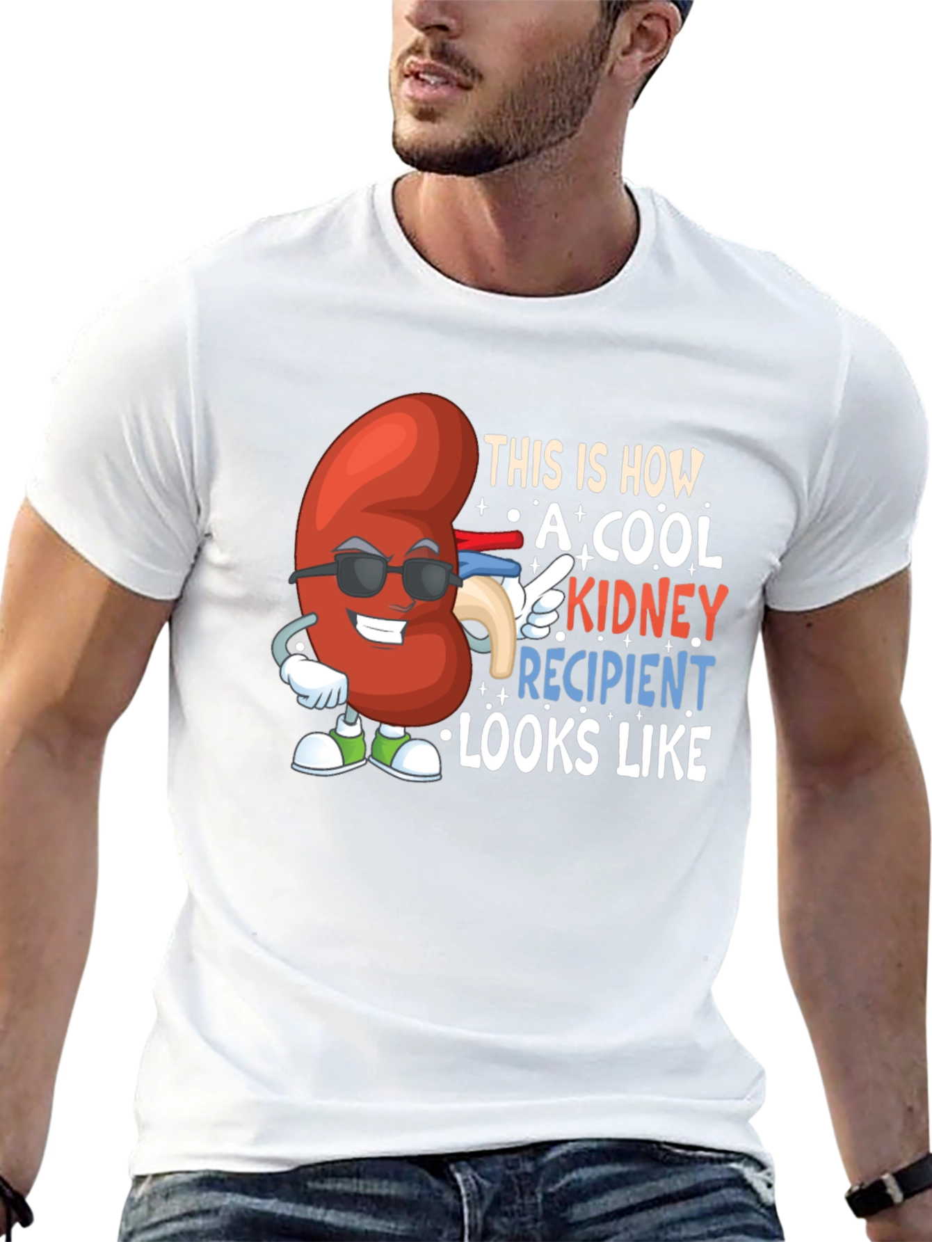 Cool Kidney Recipient Graphic T-Shirt