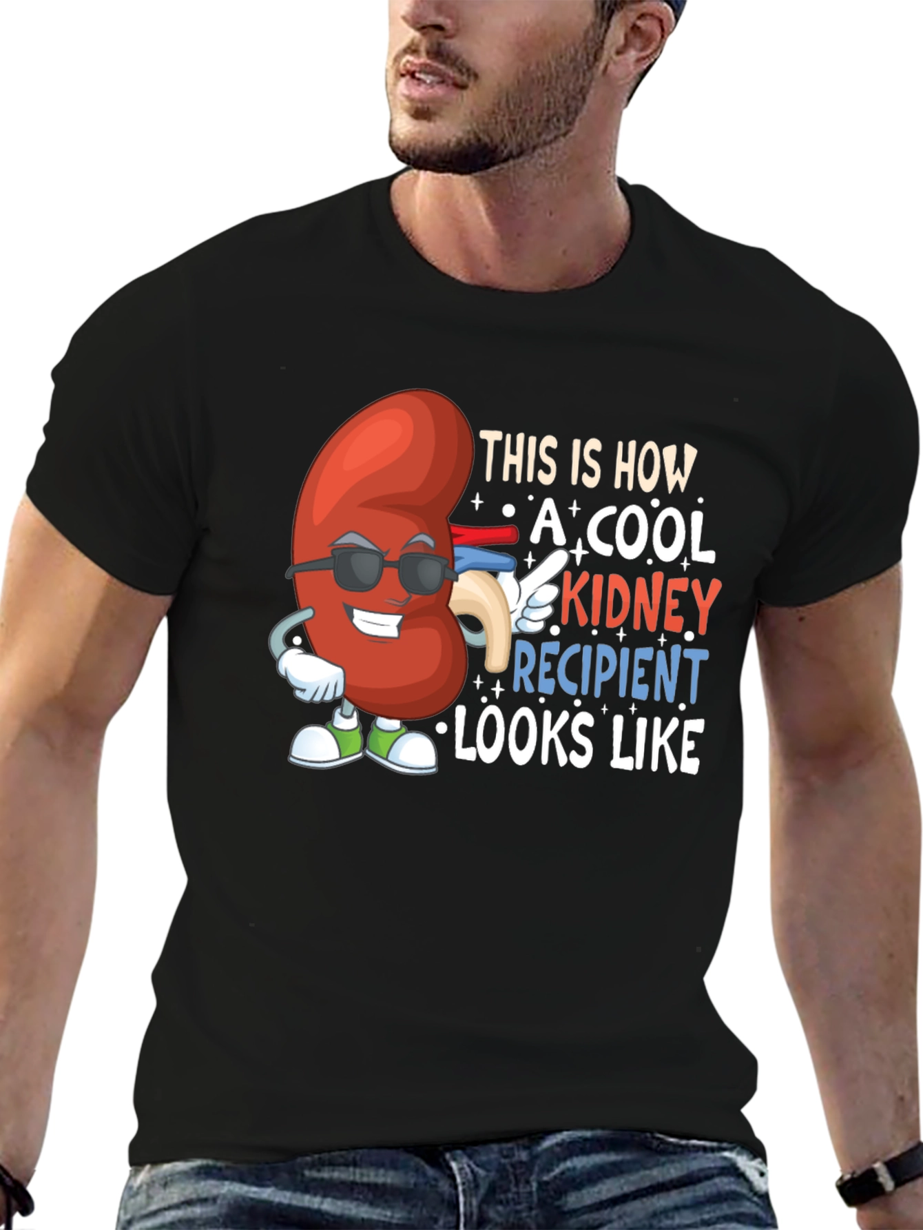 Cool Kidney Recipient Graphic T-Shirt