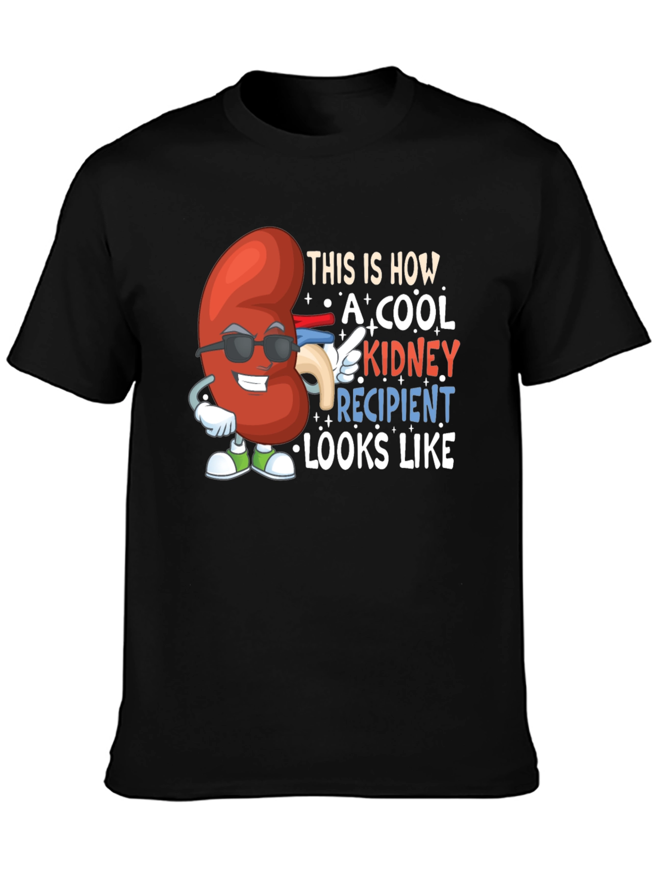 Cool Kidney Recipient Graphic T-Shirt