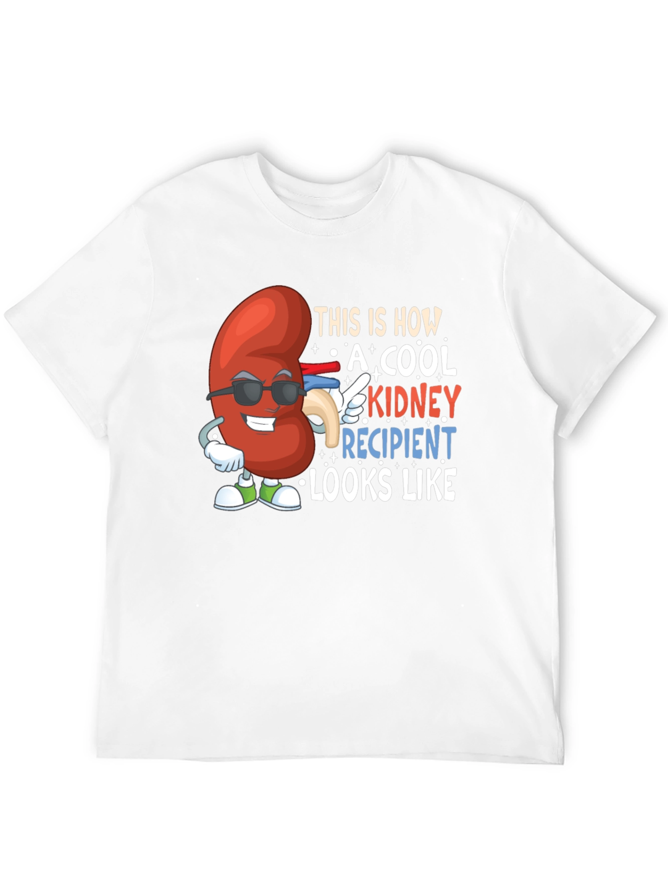 Cool Kidney Recipient Graphic T-Shirt
