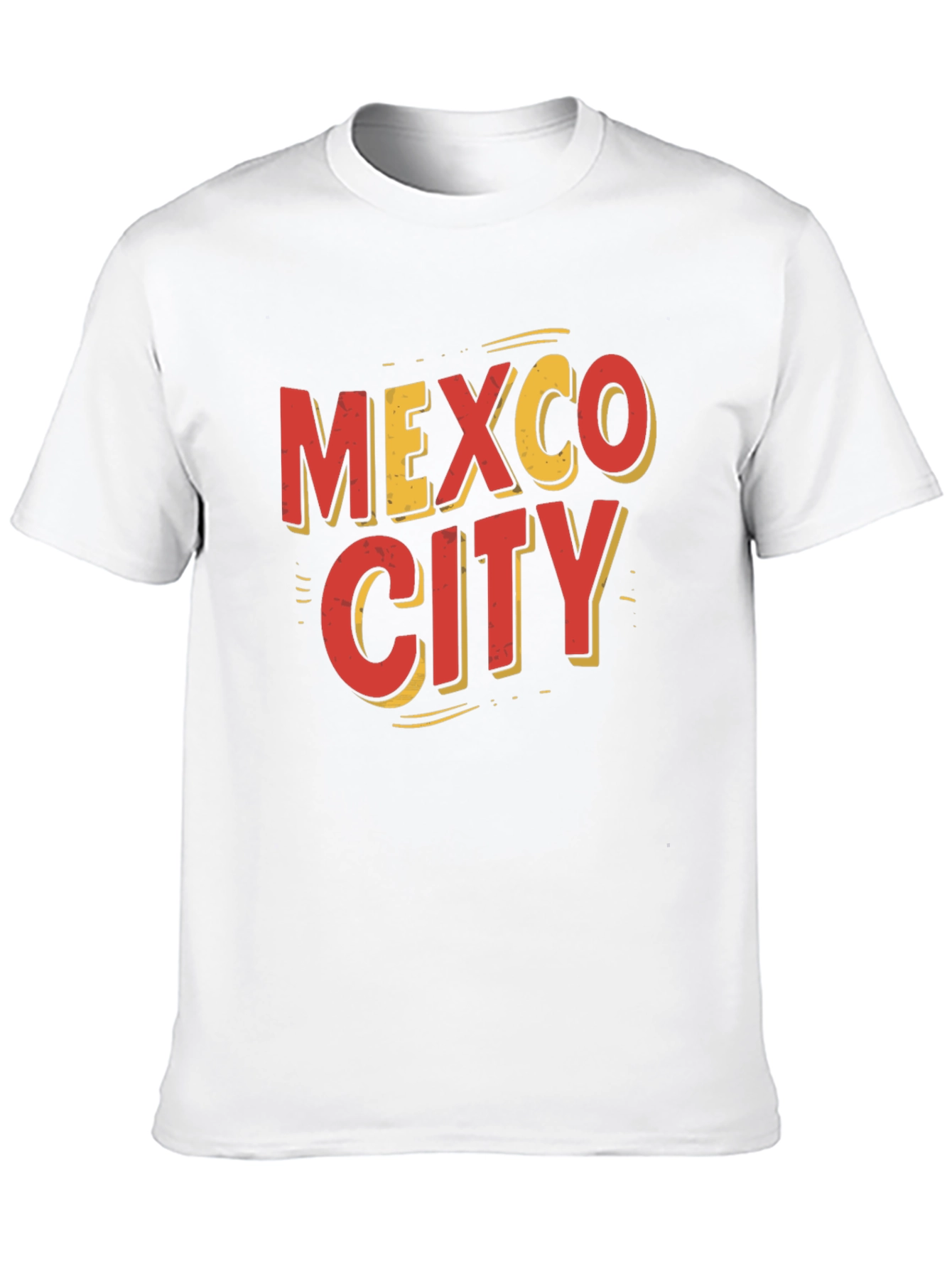 Mexico City Graphic Tee - Retro Style Black T-Shirt