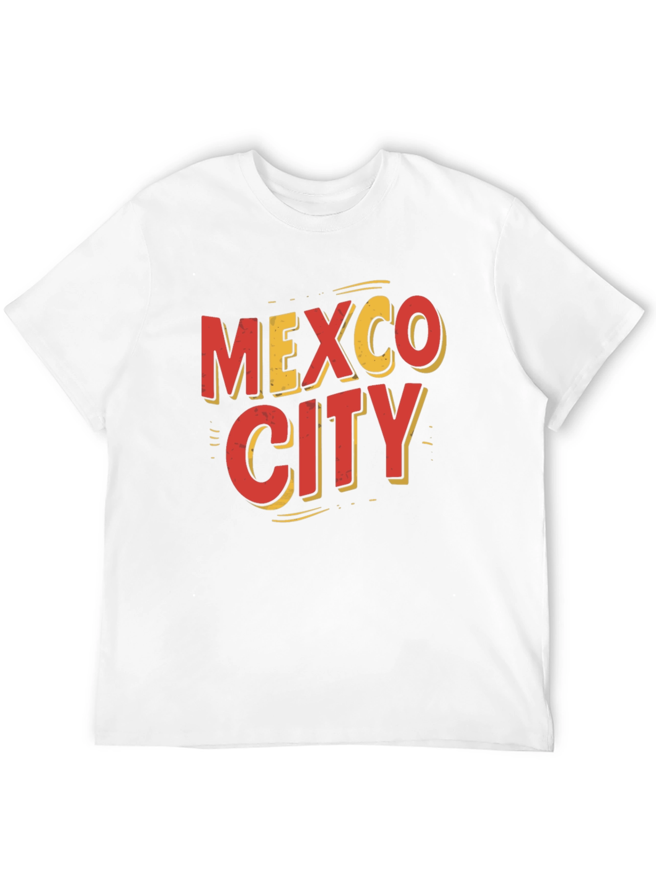 Mexico City Graphic Tee - Retro Style Black T-Shirt