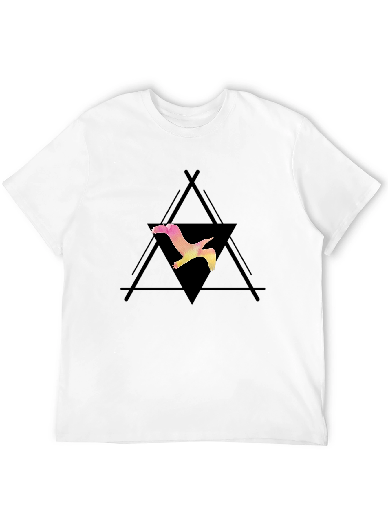 Bird Graphic Black T-Shirt