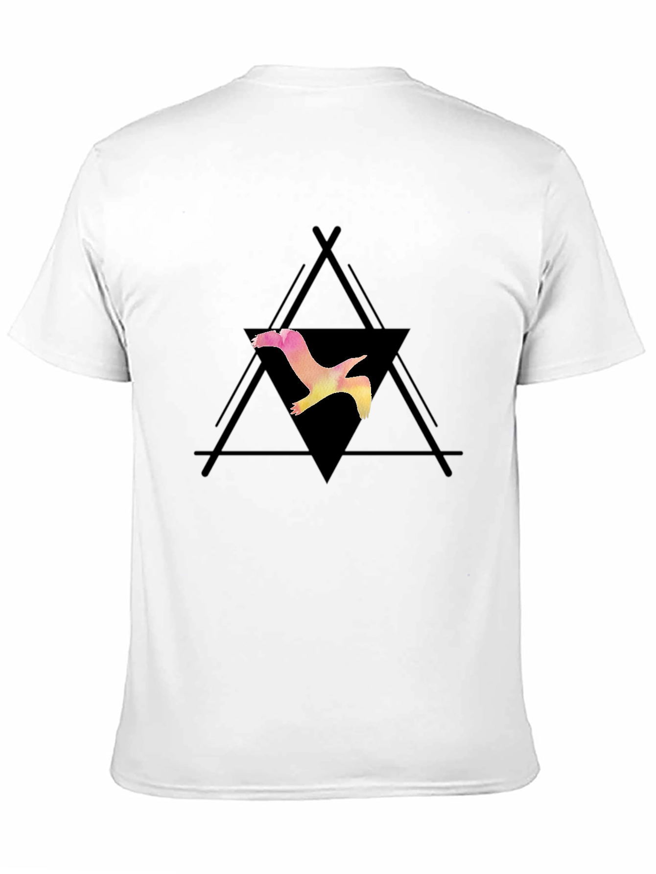 Bird Graphic Black T-Shirt