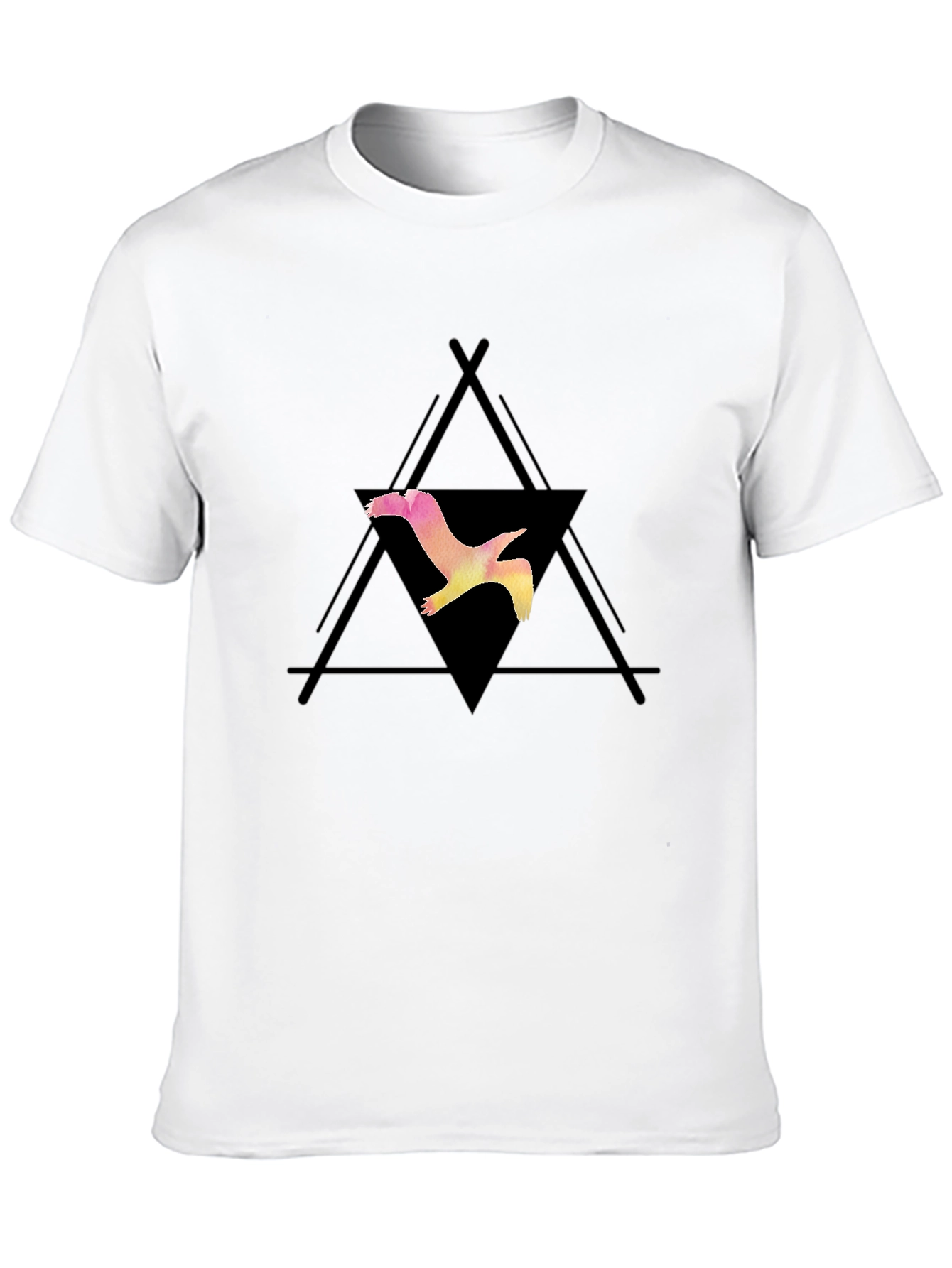 Bird Graphic Black T-Shirt