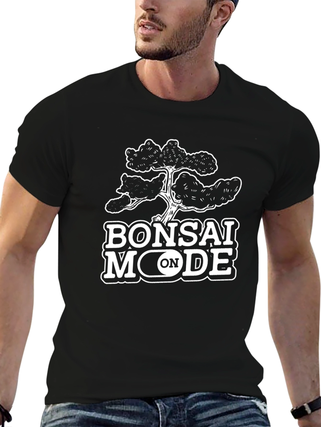 Bonsai Mode On T-Shirt - Unique Graphic Tee