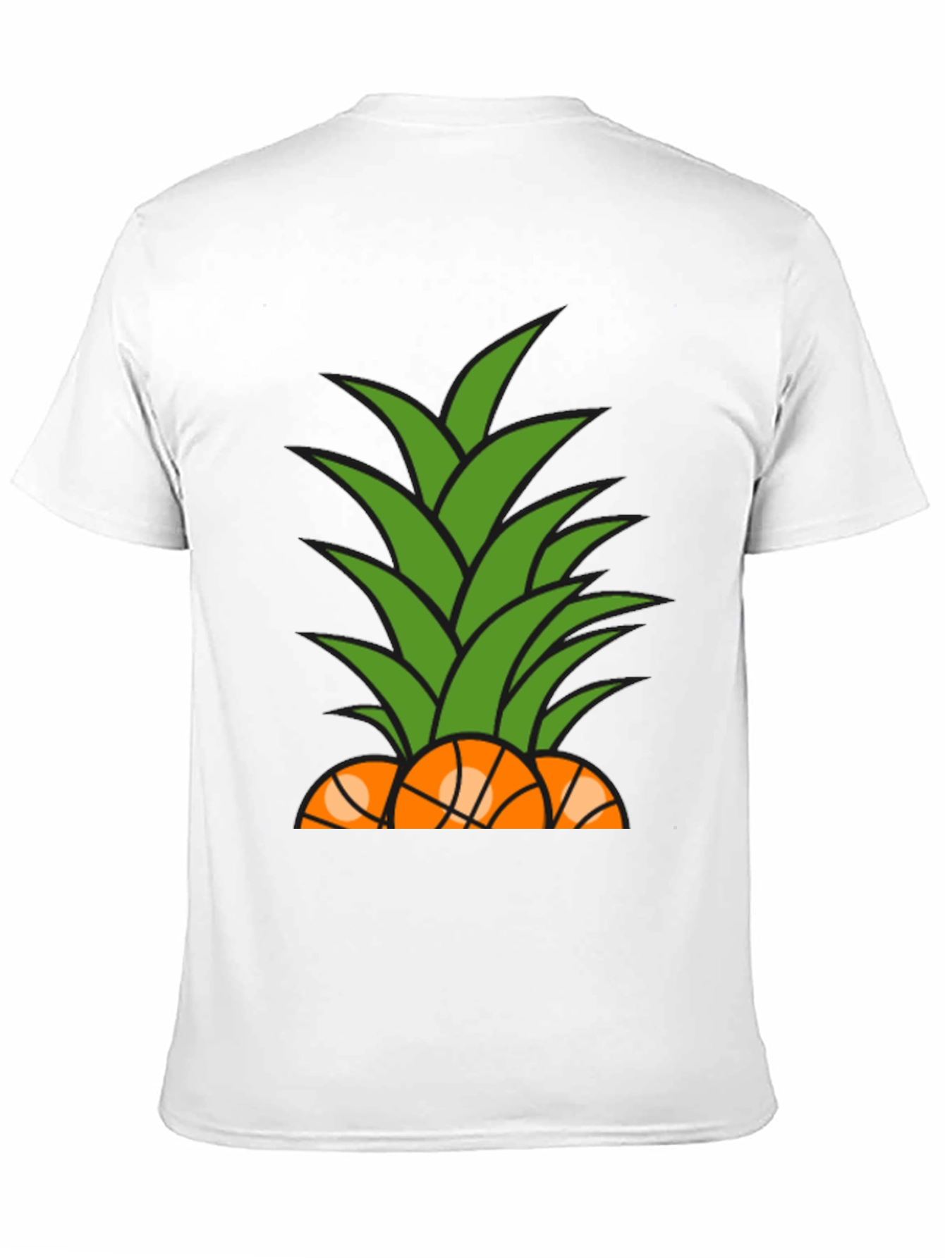 Pineapple Basketball Graphic T-Shirt