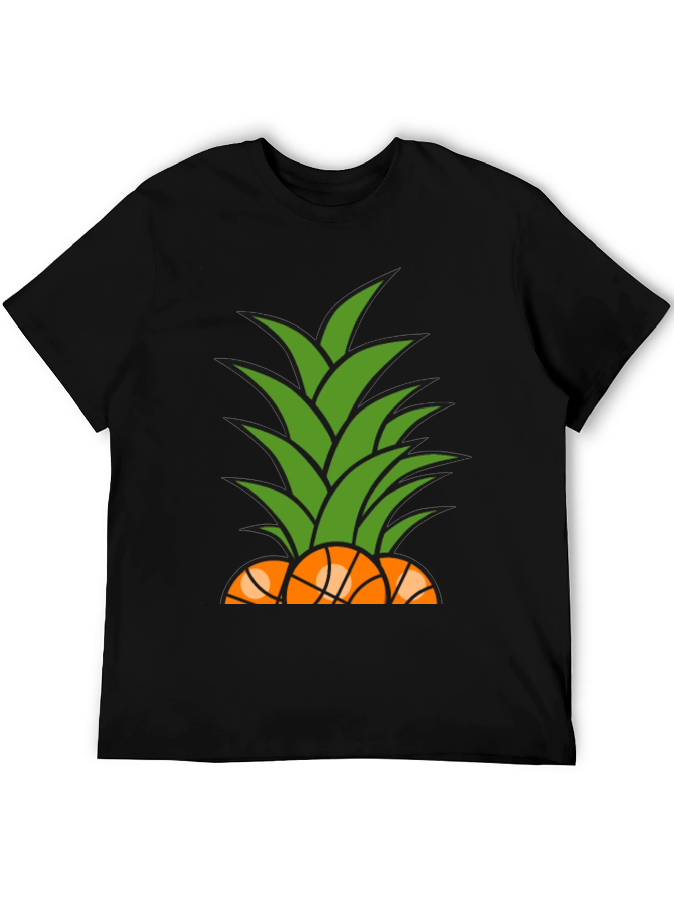 Pineapple Basketball Graphic T-Shirt