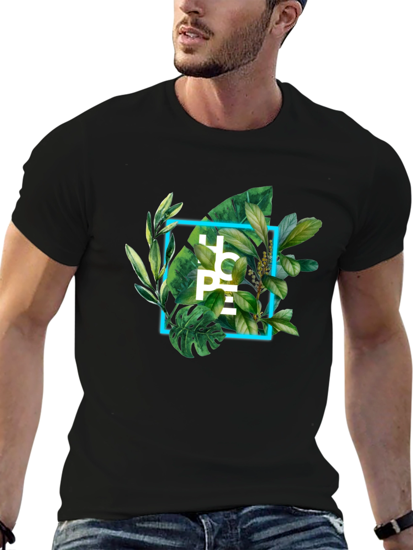 Hope Floral Graphic T-Shirt - Nature Inspired Design