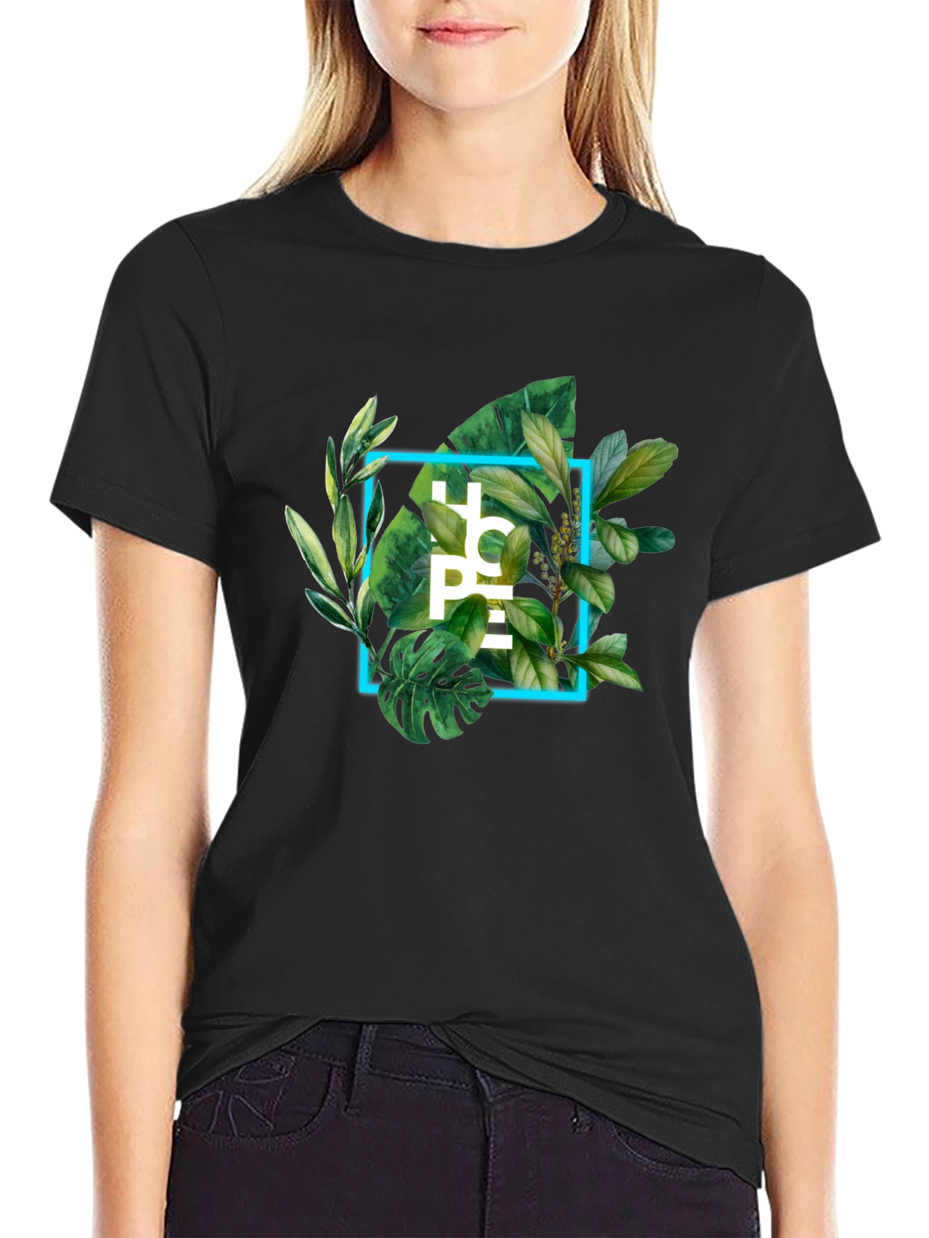 Hope Floral Graphic T-Shirt - Nature Inspired Design