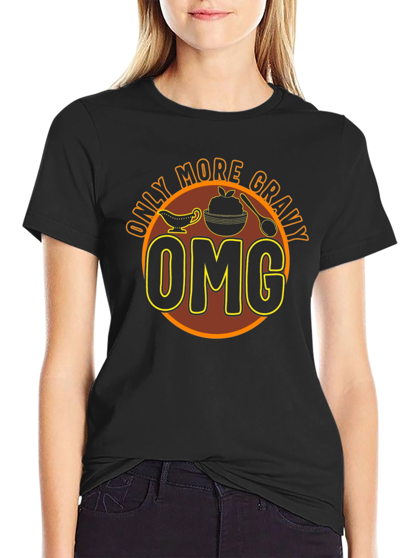 Only More Gravy OMG T-Shirt - Thanksgiving