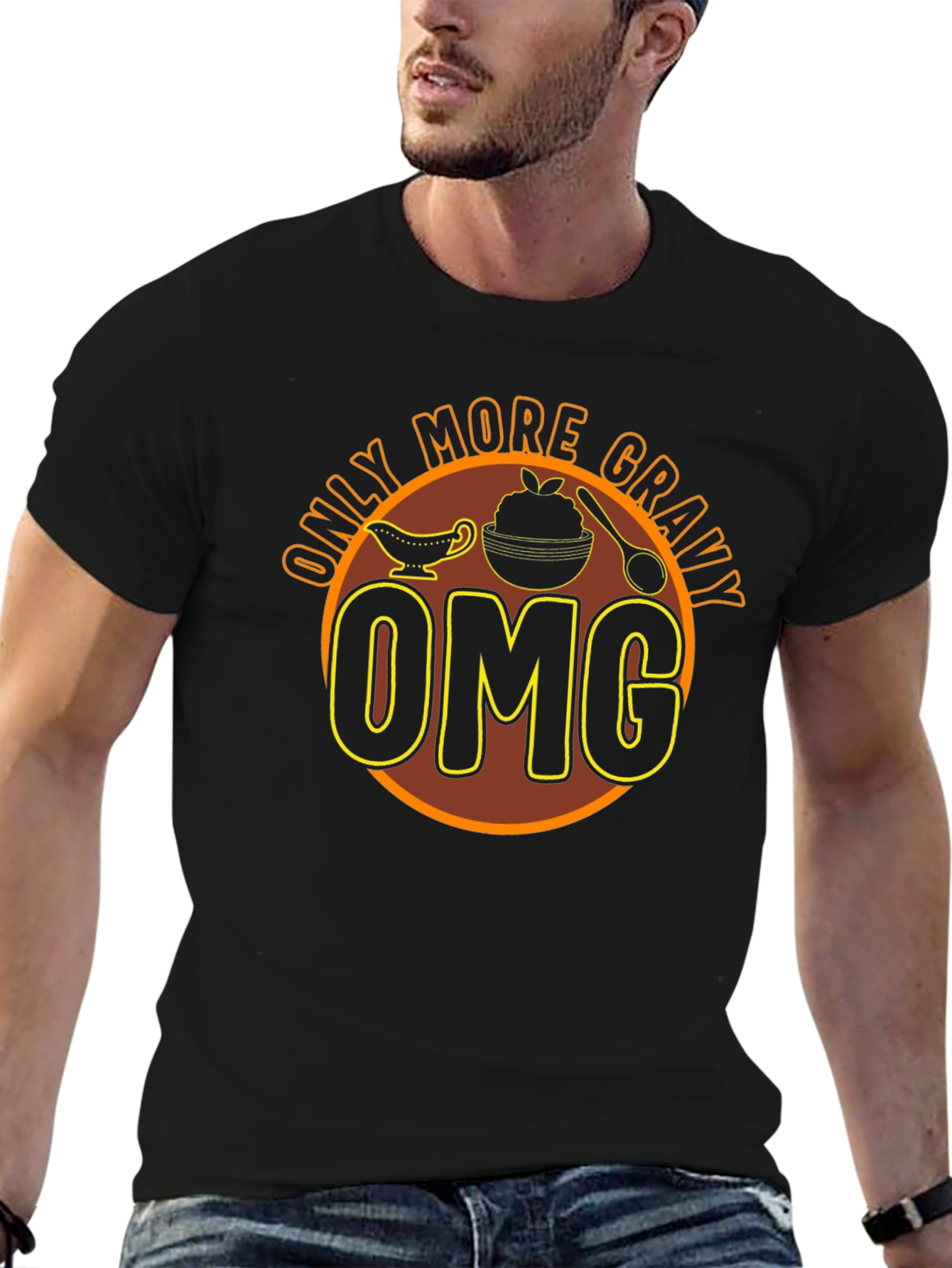 Only More Gravy OMG T-Shirt - Thanksgiving
