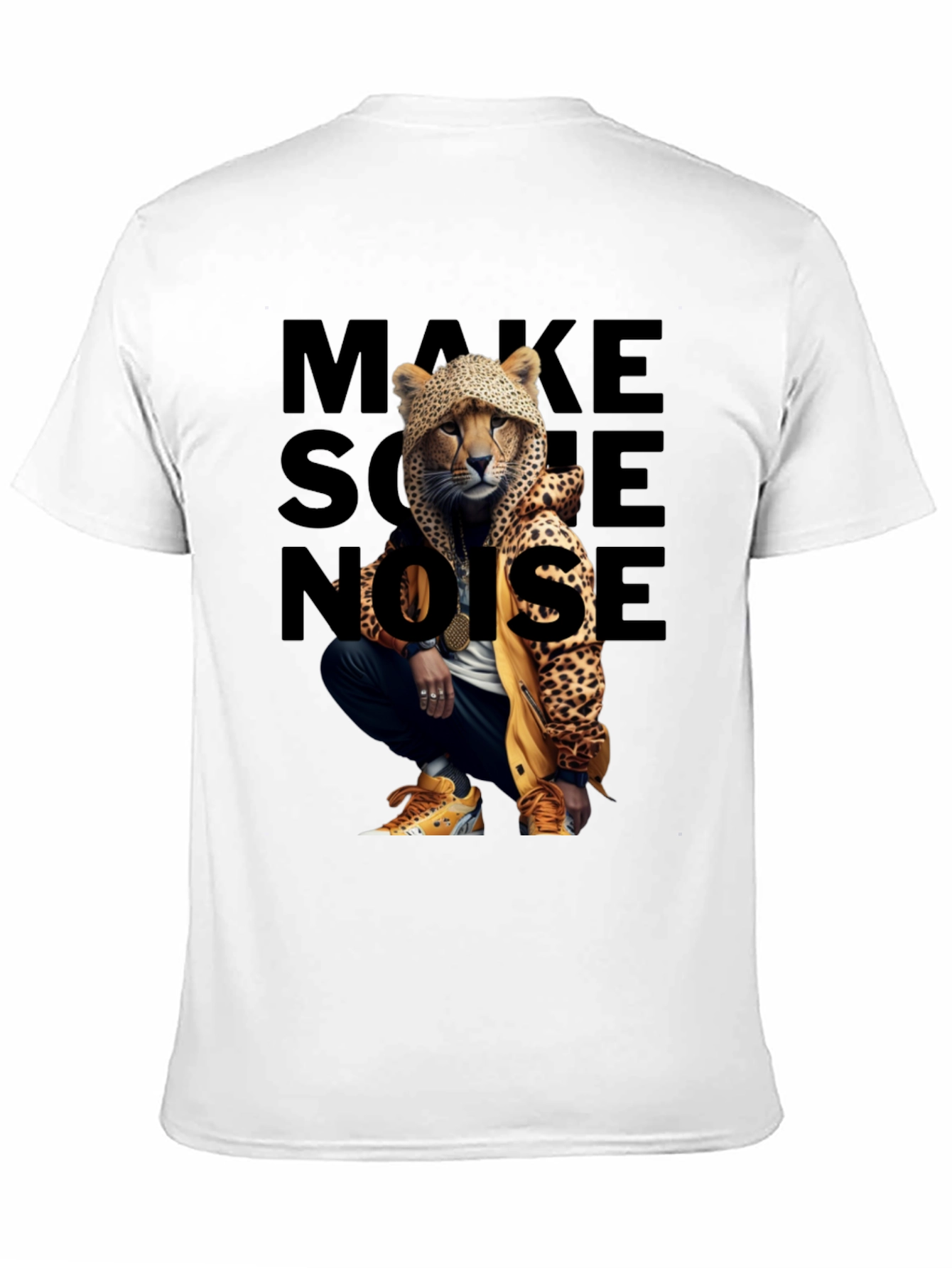 Urban Style Cheetah Graphic T-Shirt