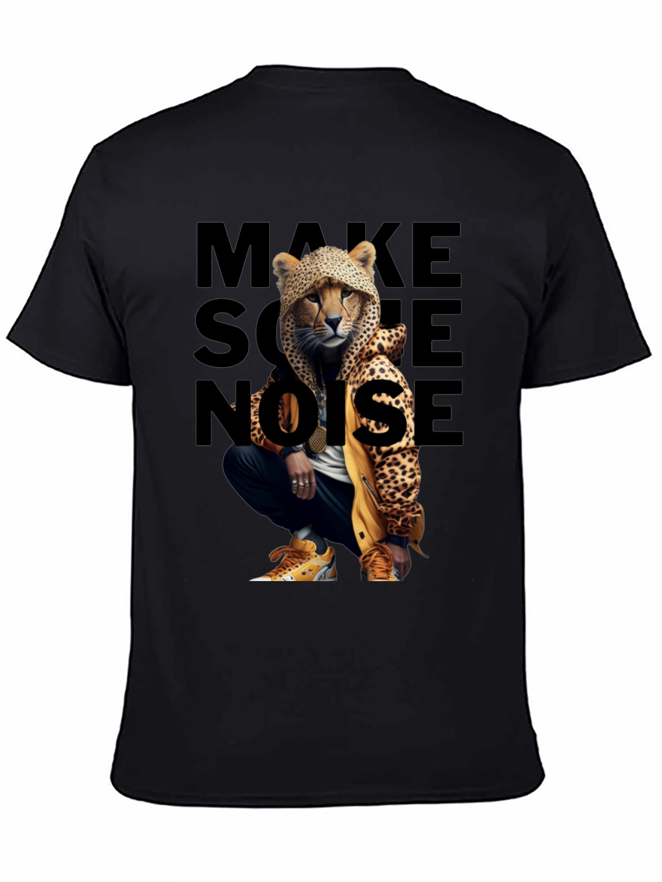 Urban Style Cheetah Graphic T-Shirt