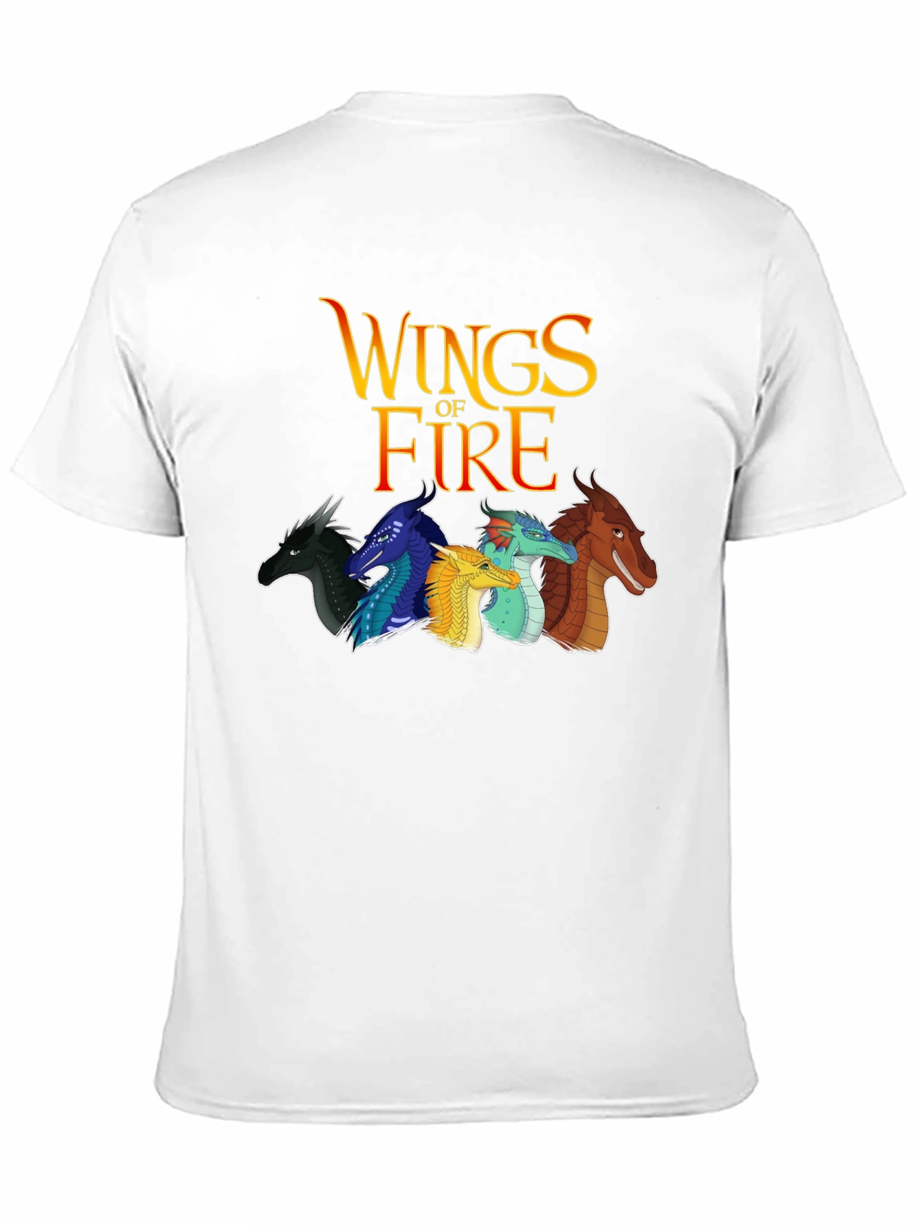 Wings of Fire Graphic Tee - Black Cotton Blend