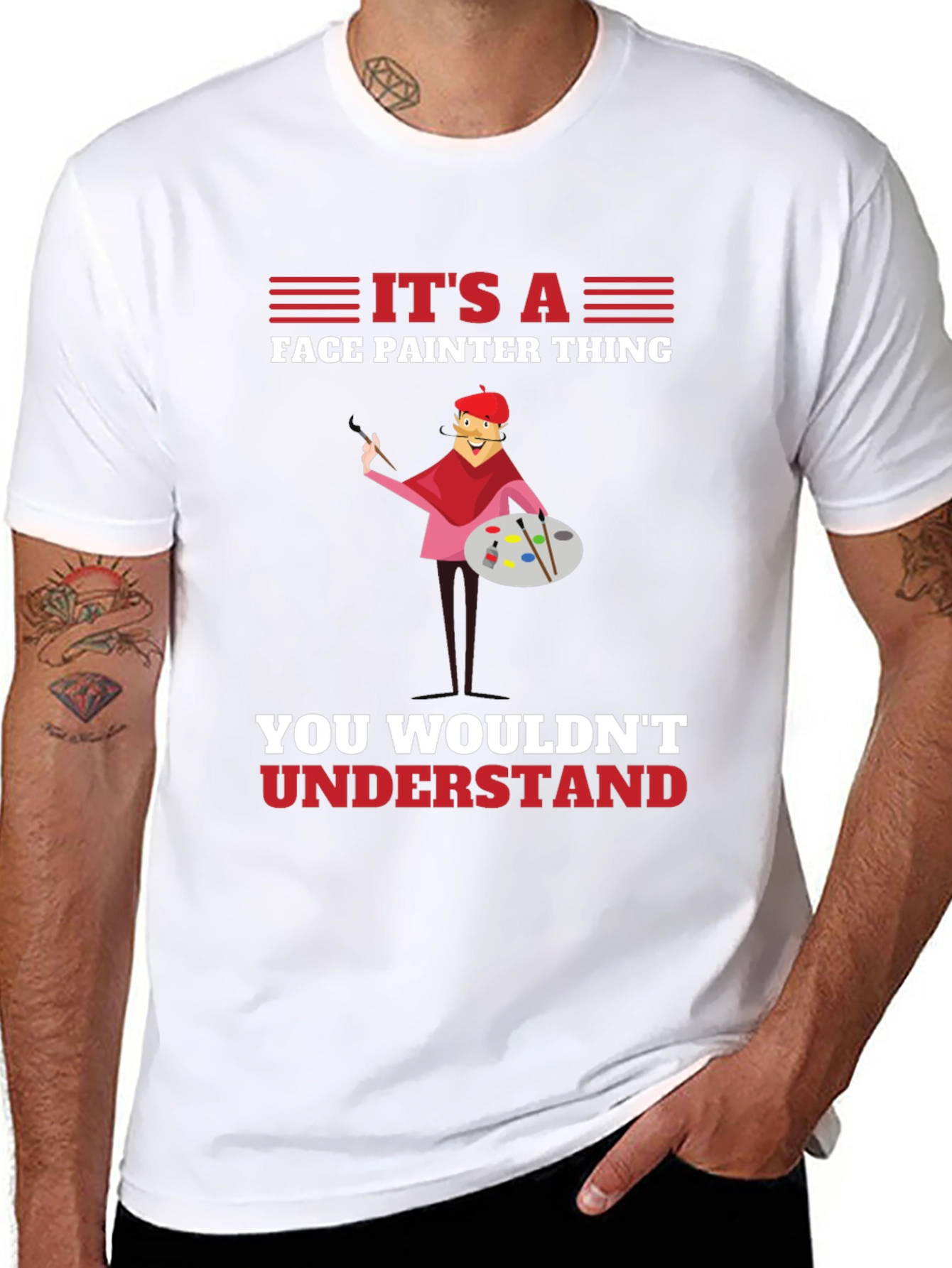 Face Painter Thing T-Shirt - Unique Artist Tee