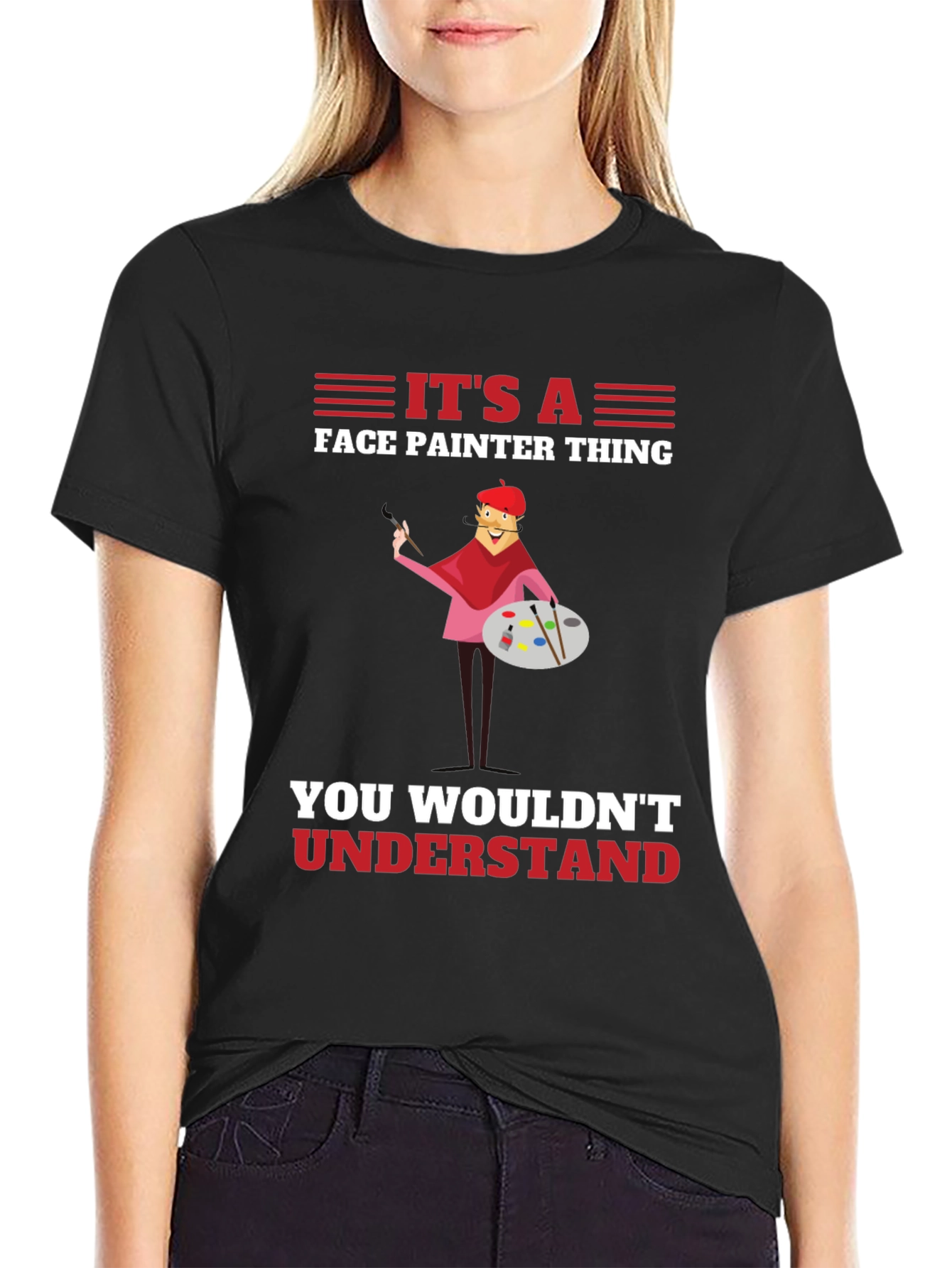 Face Painter Thing T-Shirt - Unique Artist Tee