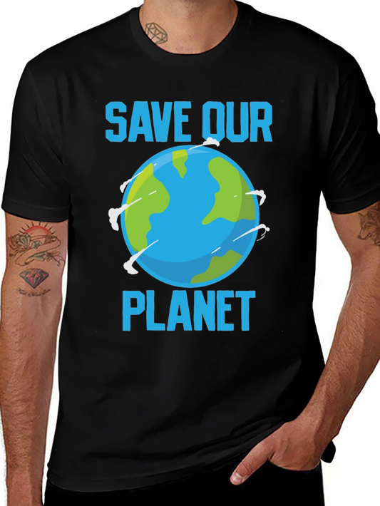Save Our Planet Earth Graphic T-Shirt