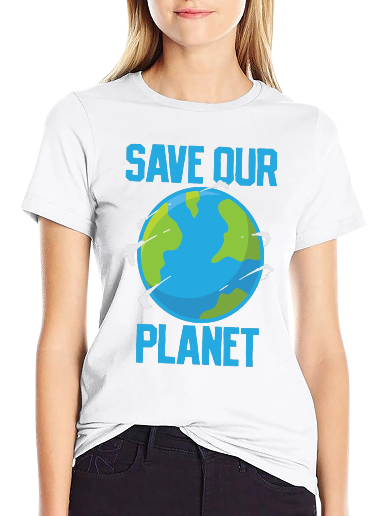 Save Our Planet Earth Graphic T-Shirt