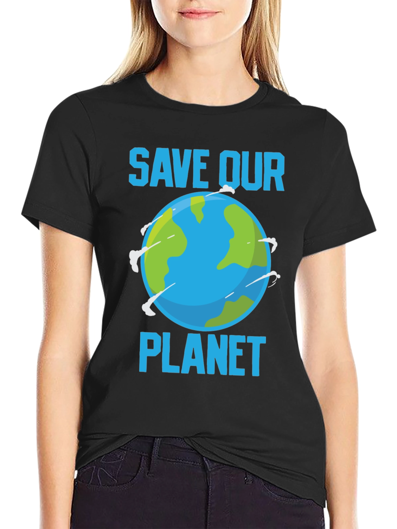 Save Our Planet Earth Graphic T-Shirt