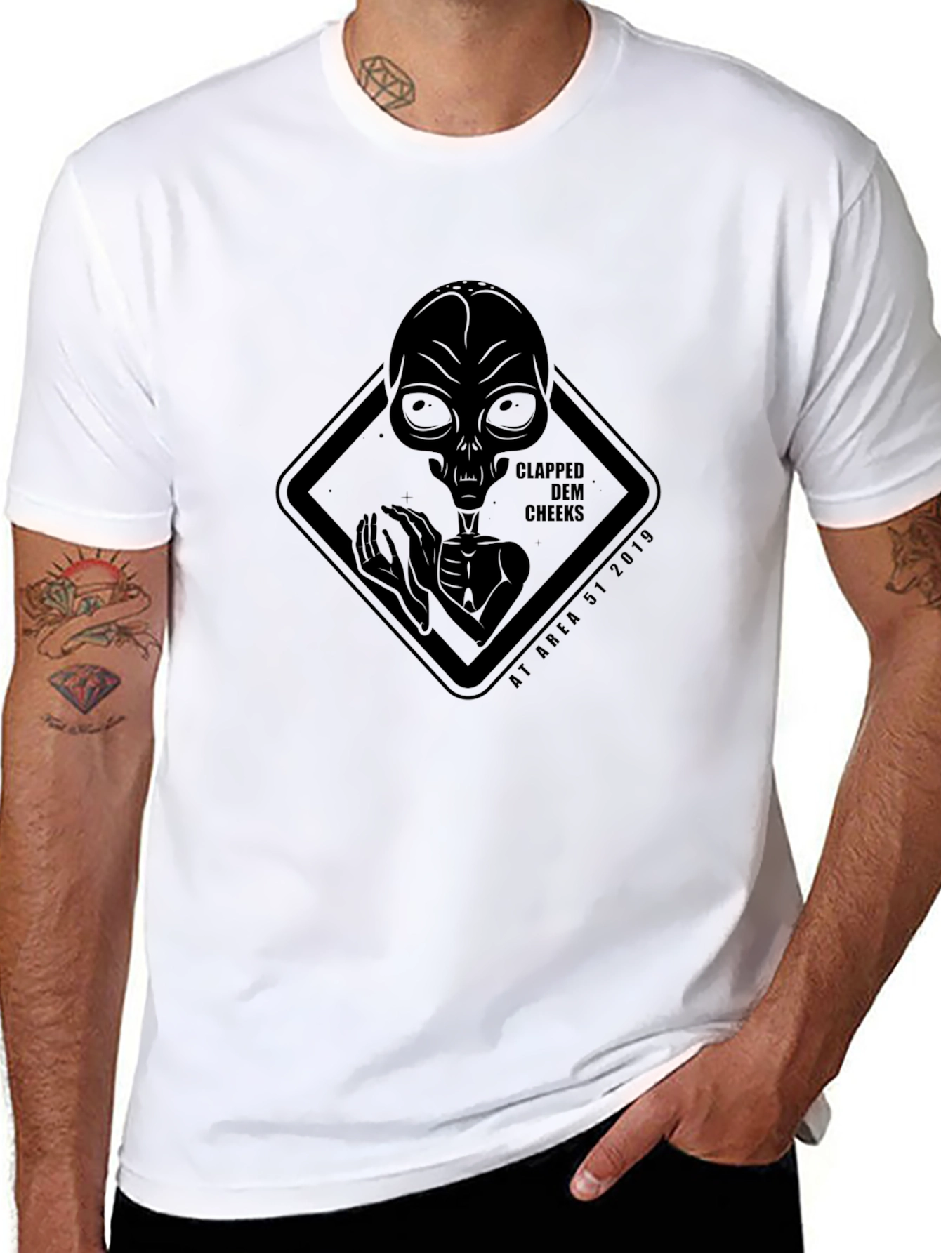 Area 51 Alien Graphic T-Shirt