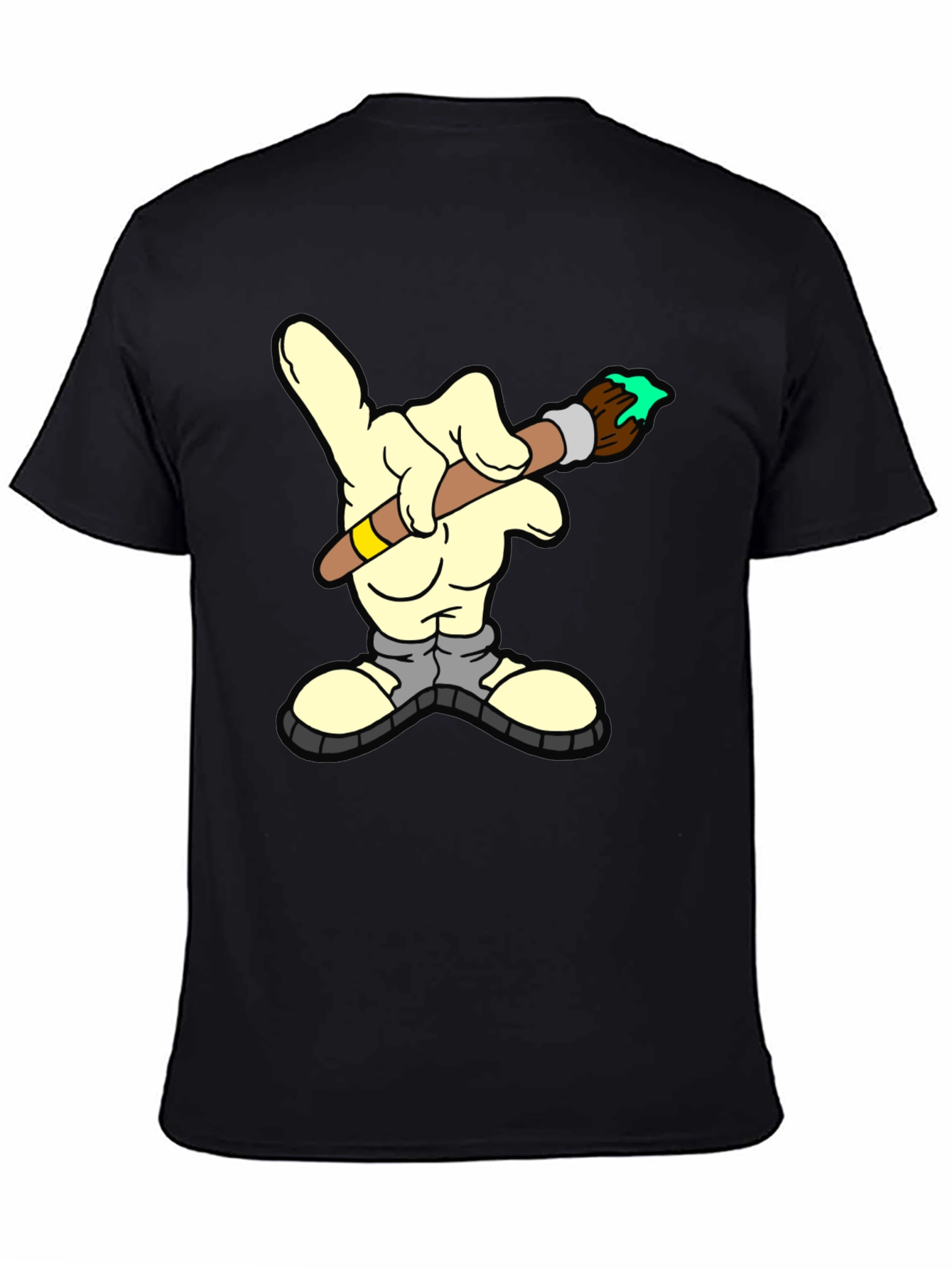 Cartoon Hand Painting Graphic T-Shirt