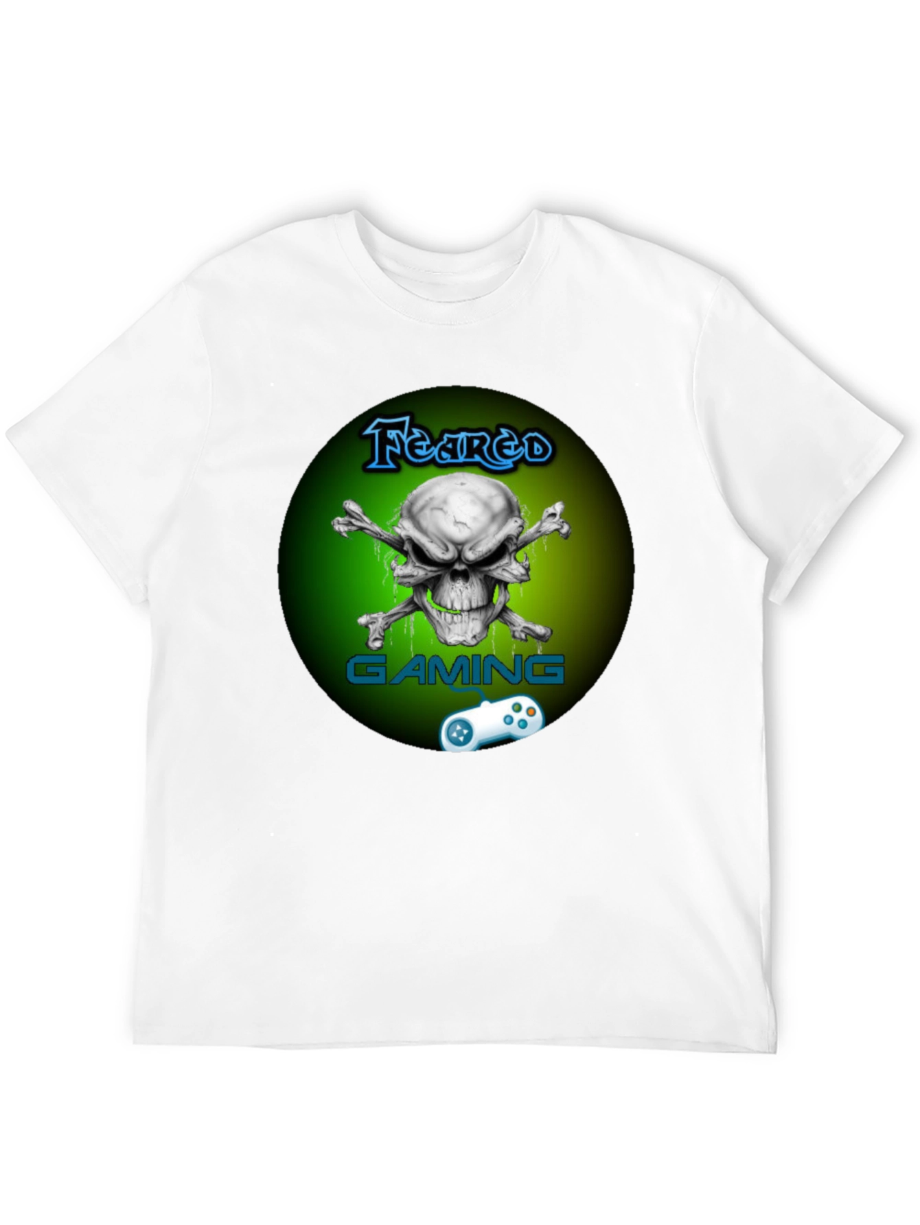 Feared Gaming T-Shirt - Skull & Crossbones Design