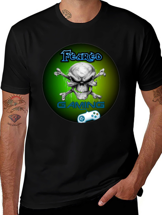 Feared Gaming T-Shirt - Skull & Crossbones Design