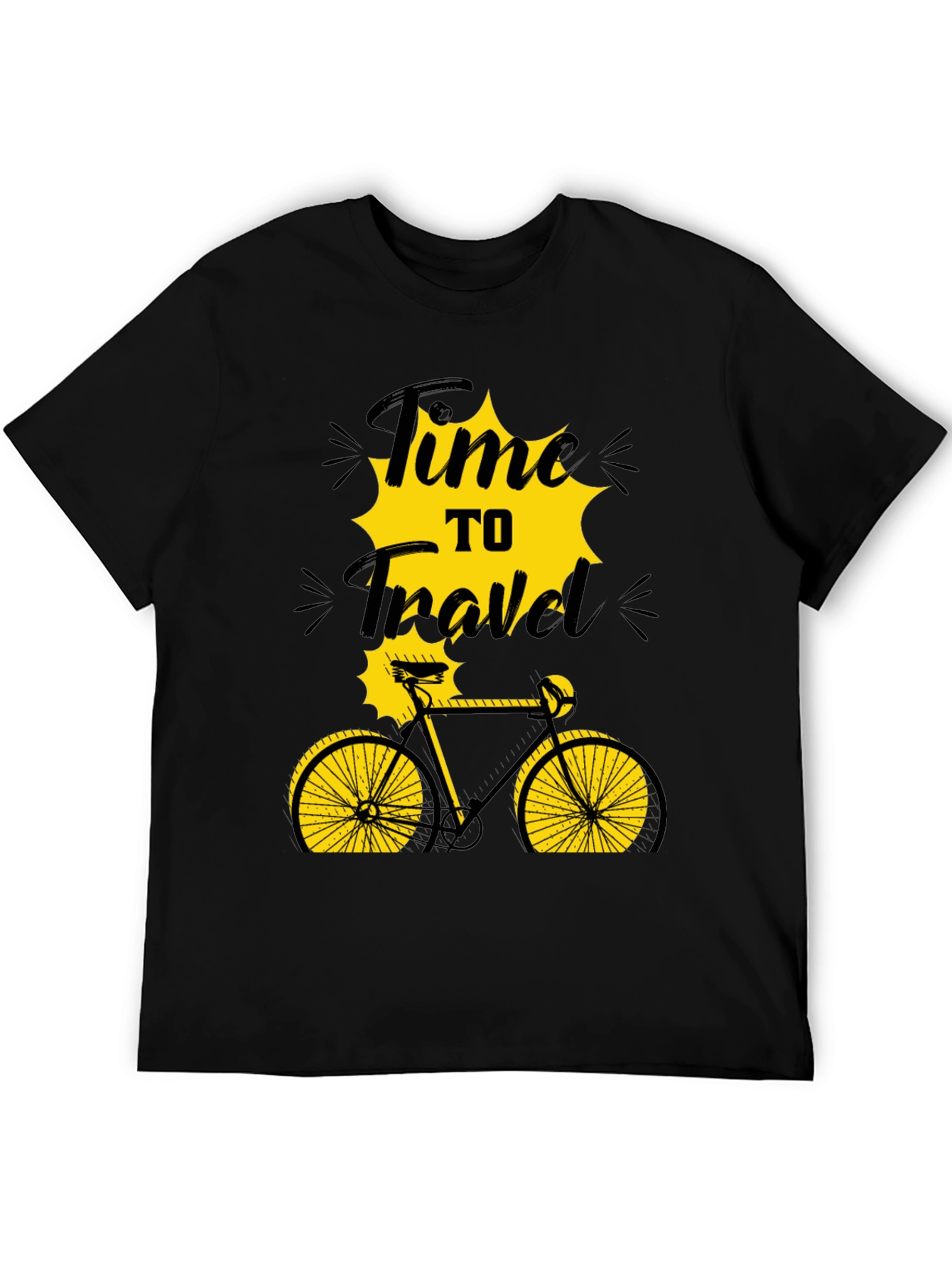 Time to Travel Bicycle Graphic Tee