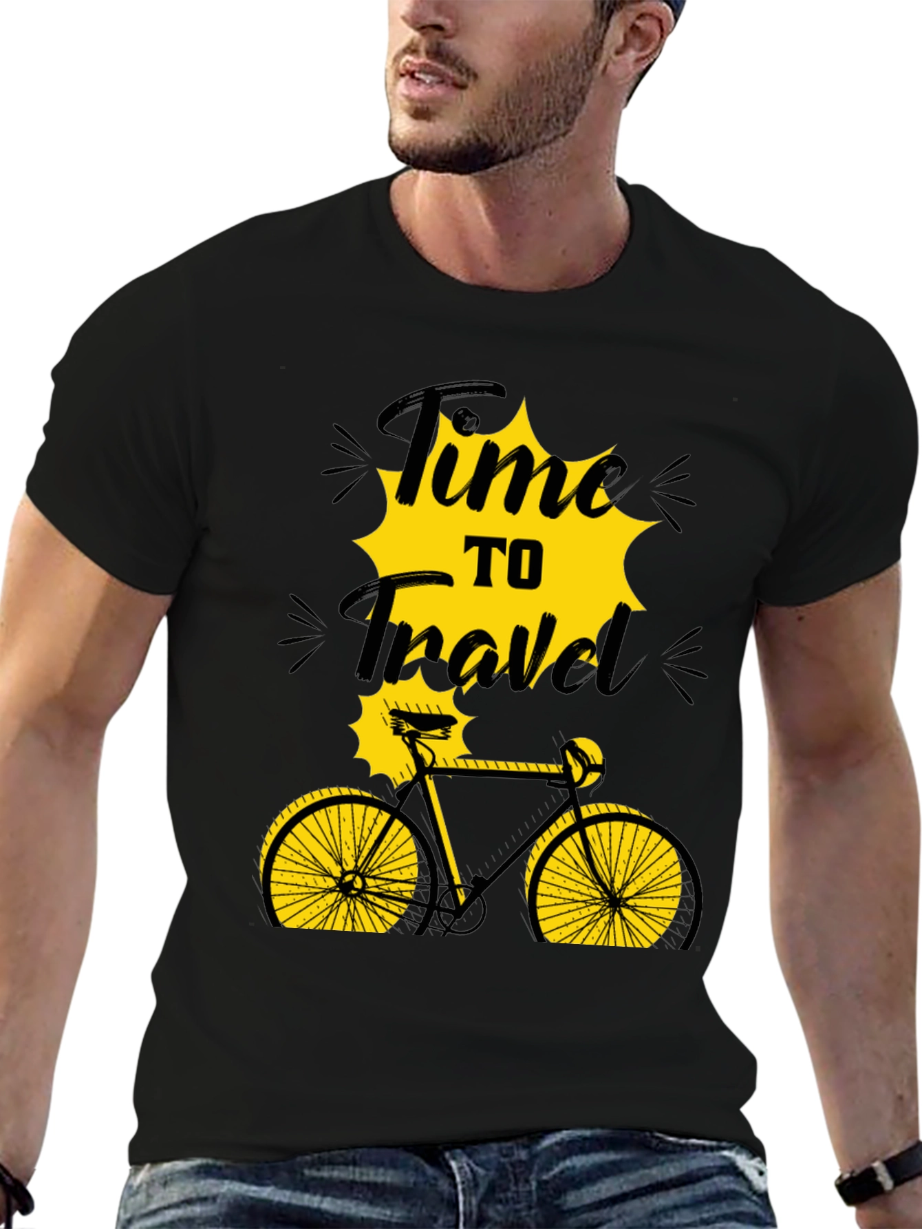 Time to Travel Bicycle Graphic Tee