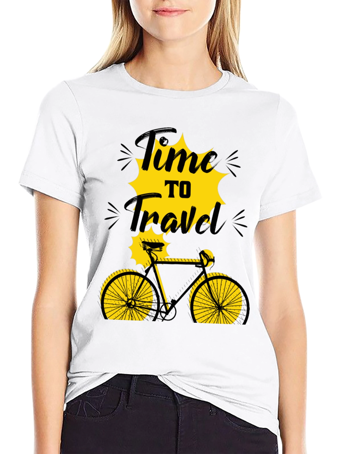 Time to Travel Bicycle Graphic Tee