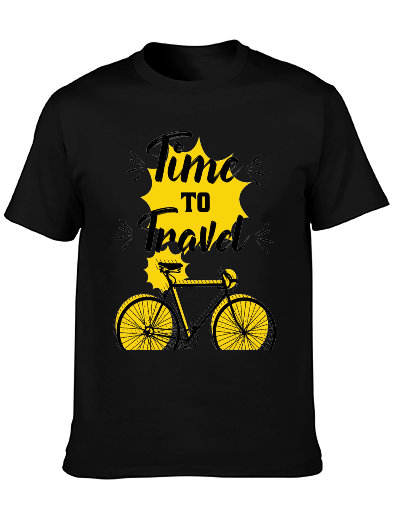Time to Travel Bicycle Graphic Tee