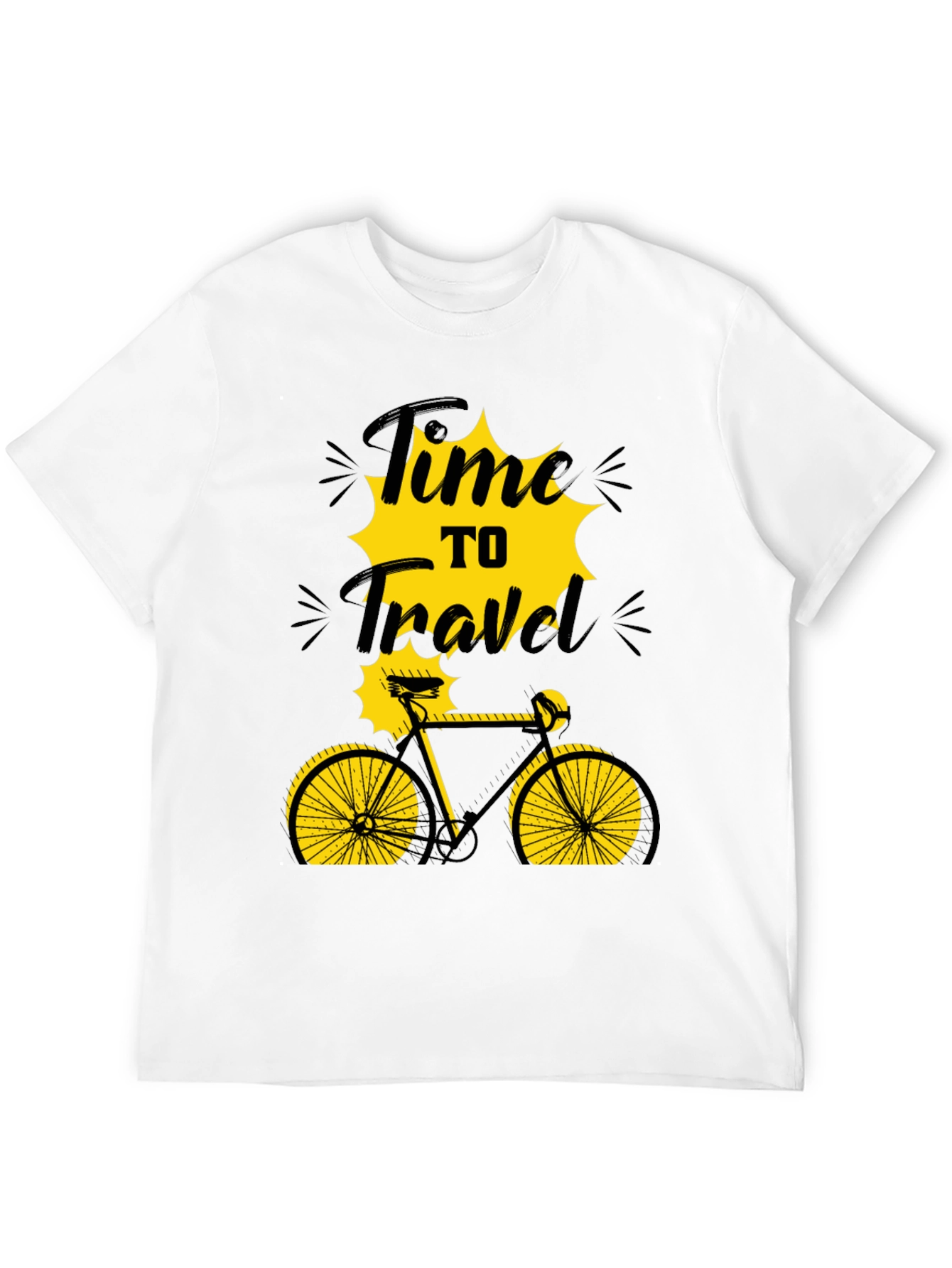 Time to Travel Bicycle Graphic Tee