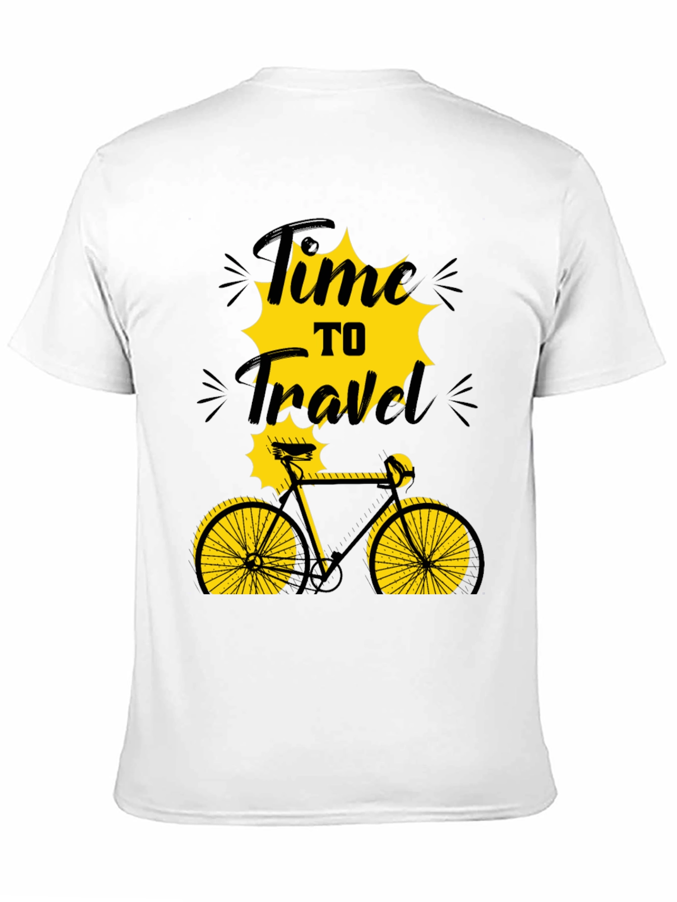 Time to Travel Bicycle Graphic Tee
